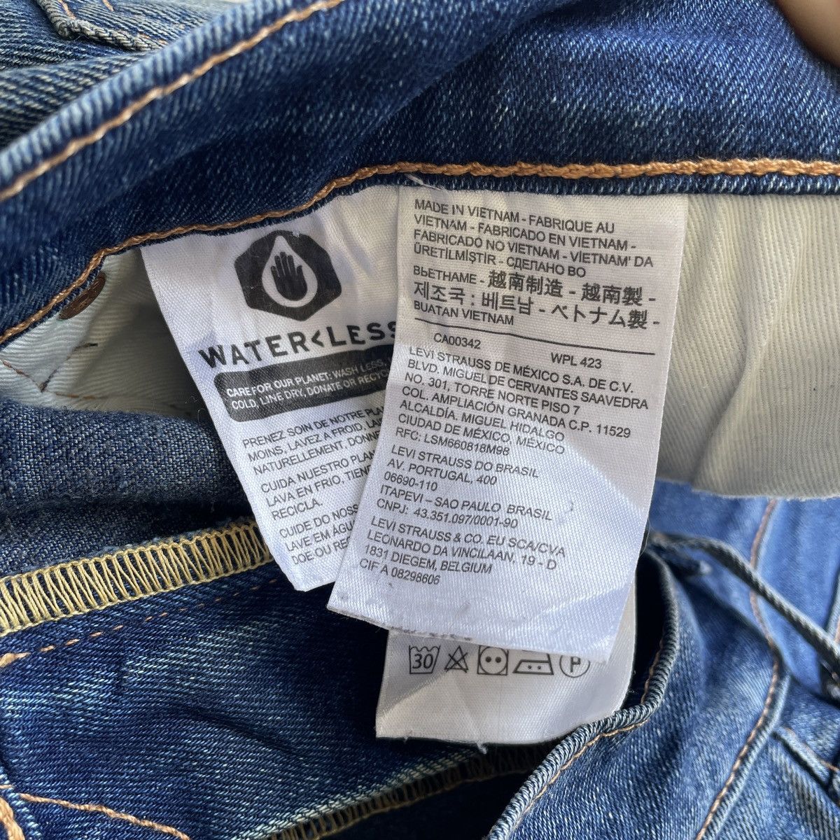 Levi's Vintage Clothing Levis 505 Big E Rusty Distressed Jeans Denim Pants W34 Size US 34 / EU 50 - 7 Thumbnail