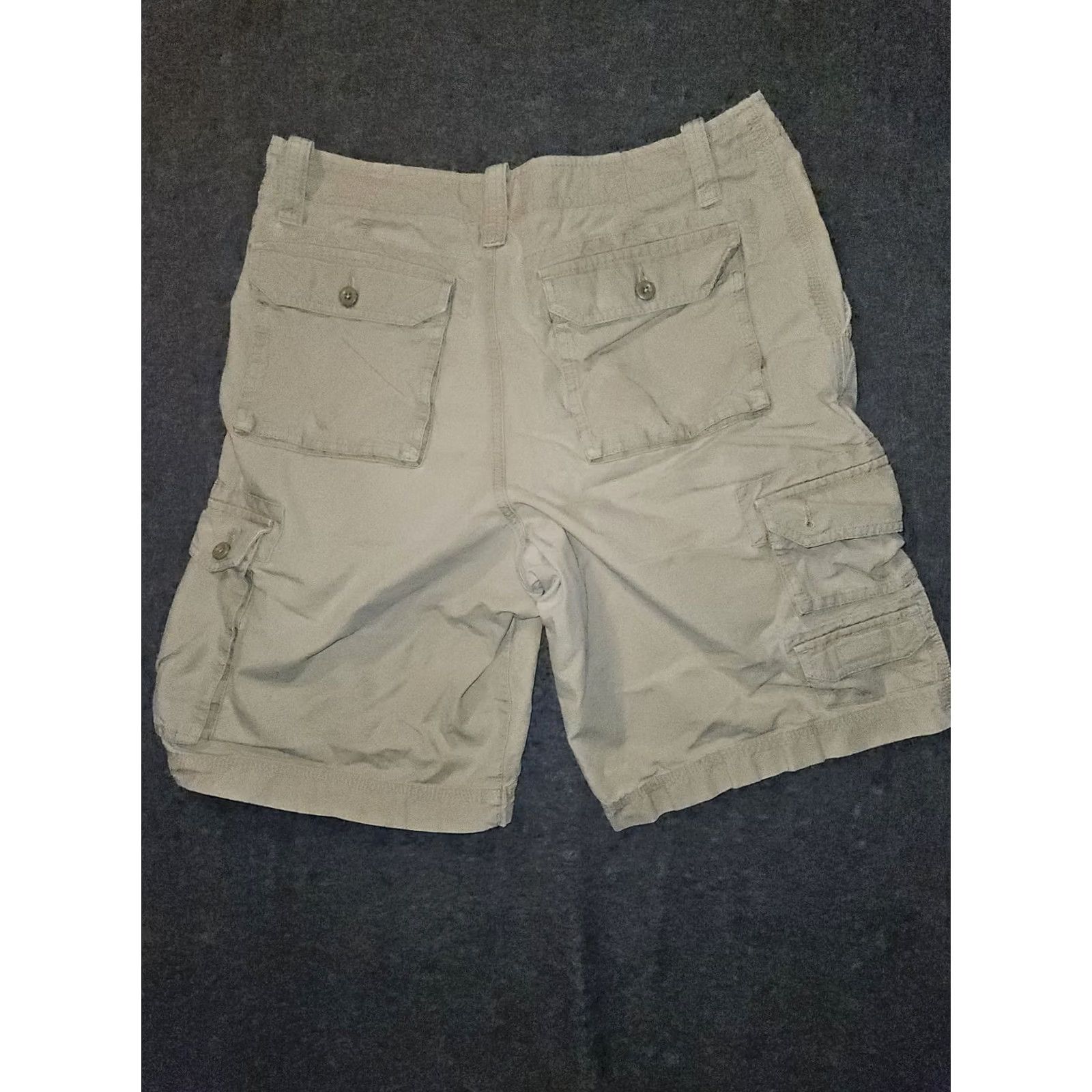 Eddie Bauer VINTAGE Eddie Bauer Cargo Short Men 32 Beige Mid Cargo Pockets 10" Inseam Hiking Camping Mens Size US 32 / EU 48 - 6 Thumbnail