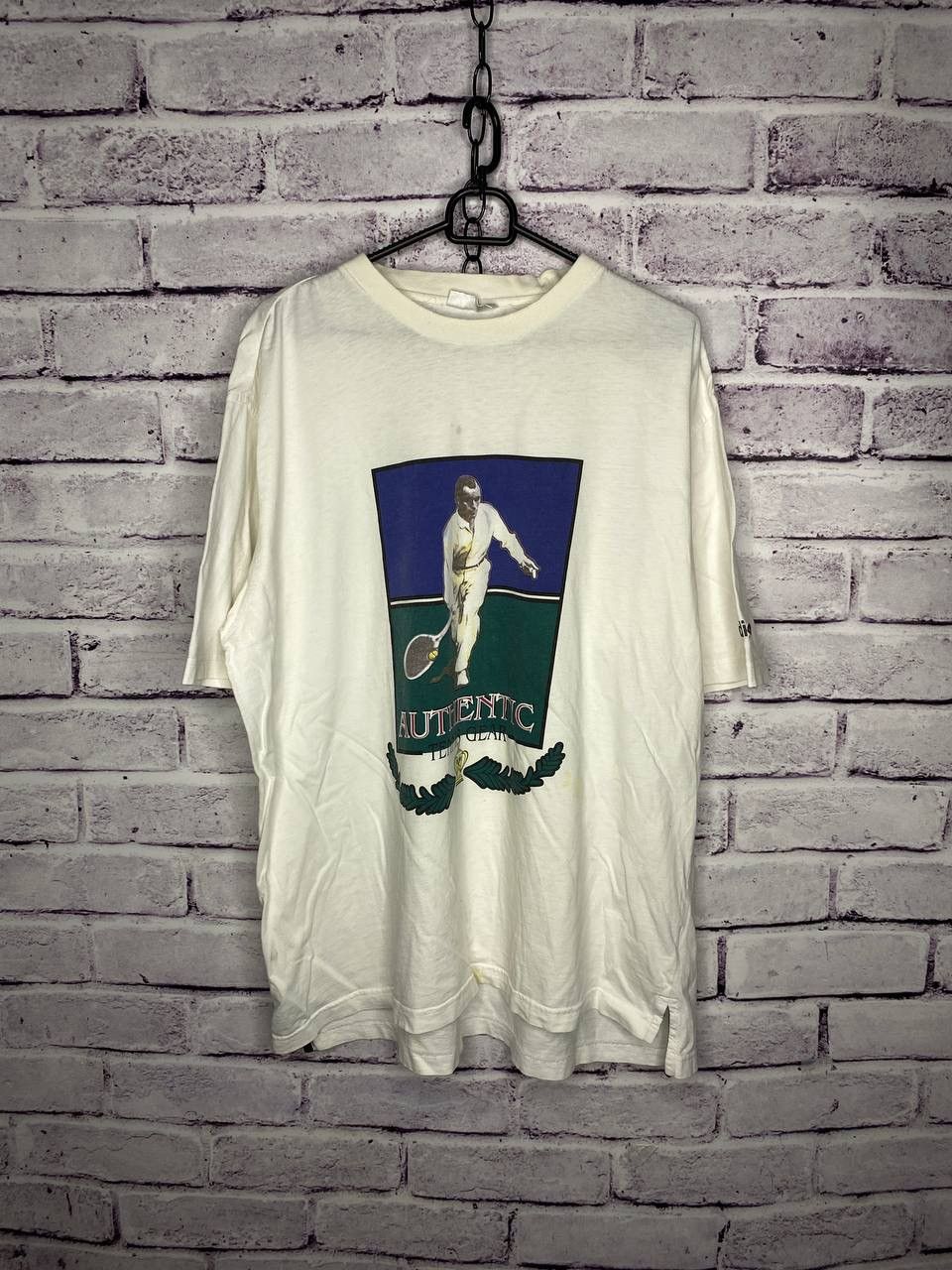 Adidas MENS vintage Adidas T-Shirt Authentic tennis gear Size US XL / EU 56 / 4 - 1 Thumbnail