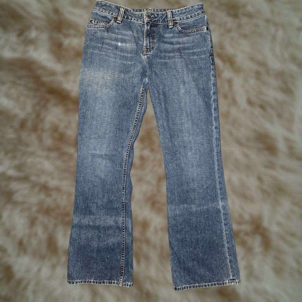 Vintage VINTAGE Buckle Jeans Bootscut Women's 27 Low Rise Denim Preppy Distressed 30 Inseam 28 Waist Blue United States Buckle BKE Regular Size 27" / US 4 / IT 40 - 1 Thumbnail