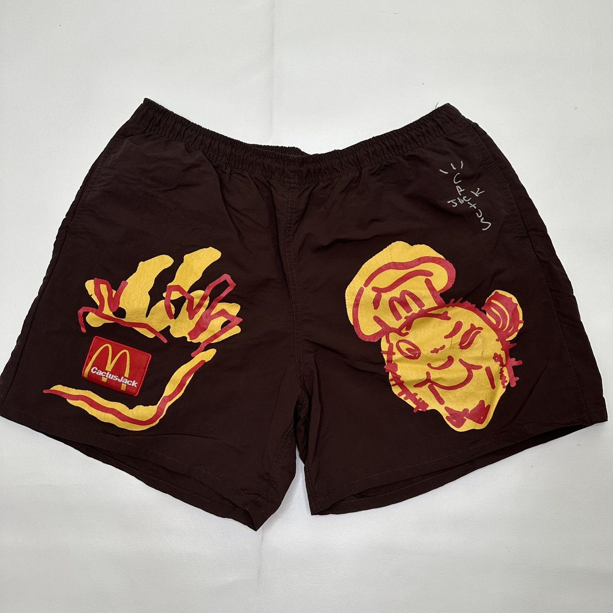 新品Travis Scott x McDonald's Shorts Brown travis scott mcdonalds shorts Brown | eBay