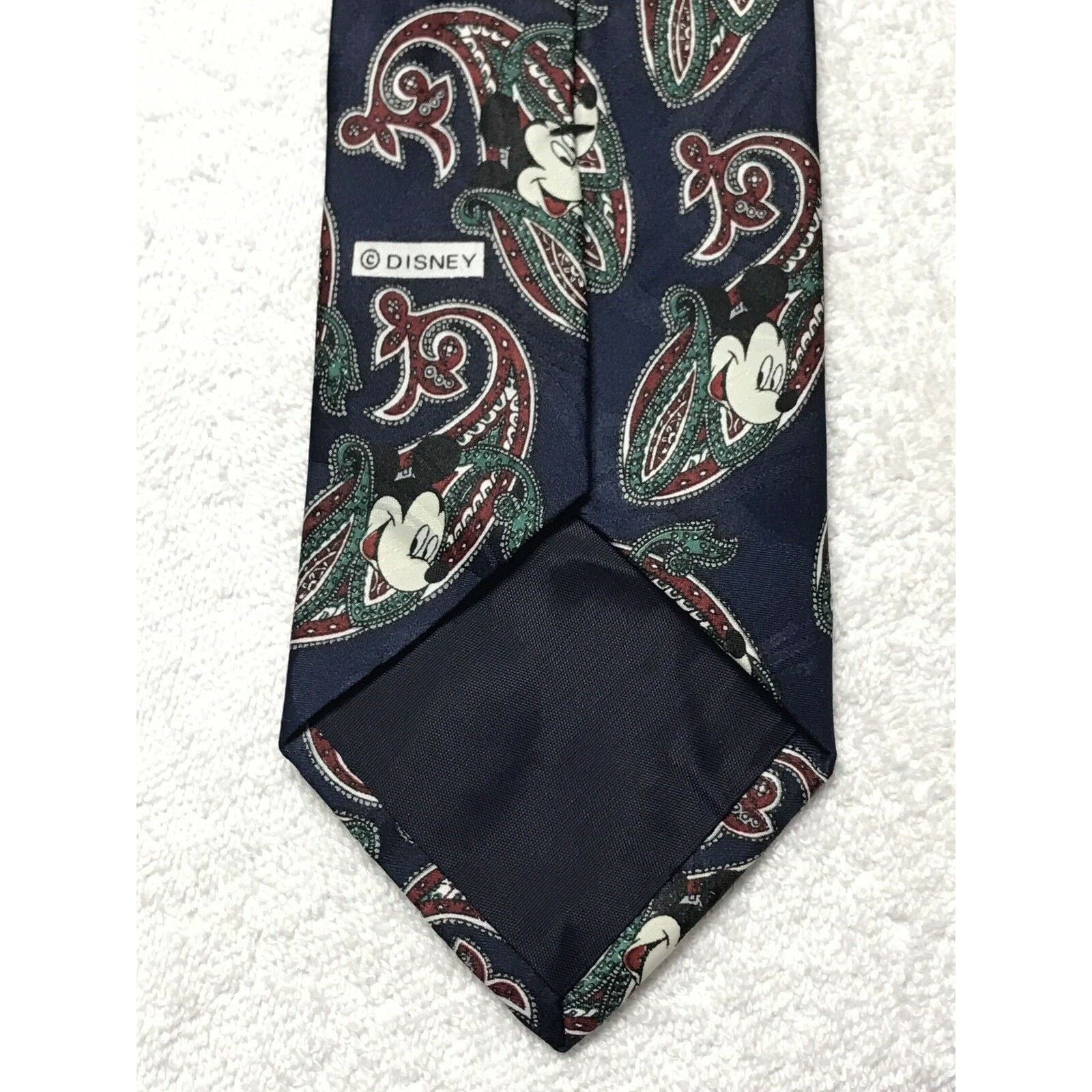 Disney Disney Mickey Unlimited Blue Paisley Mickey Mouse Necktie Size ONE SIZE - 5 Thumbnail