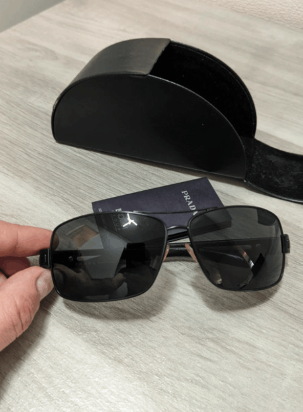 Prada × Vintage PRADA Sunglasses SPR 54I Star Sport Metal Shield Oval Wrap Size ONE SIZE - 1 Thumbnail