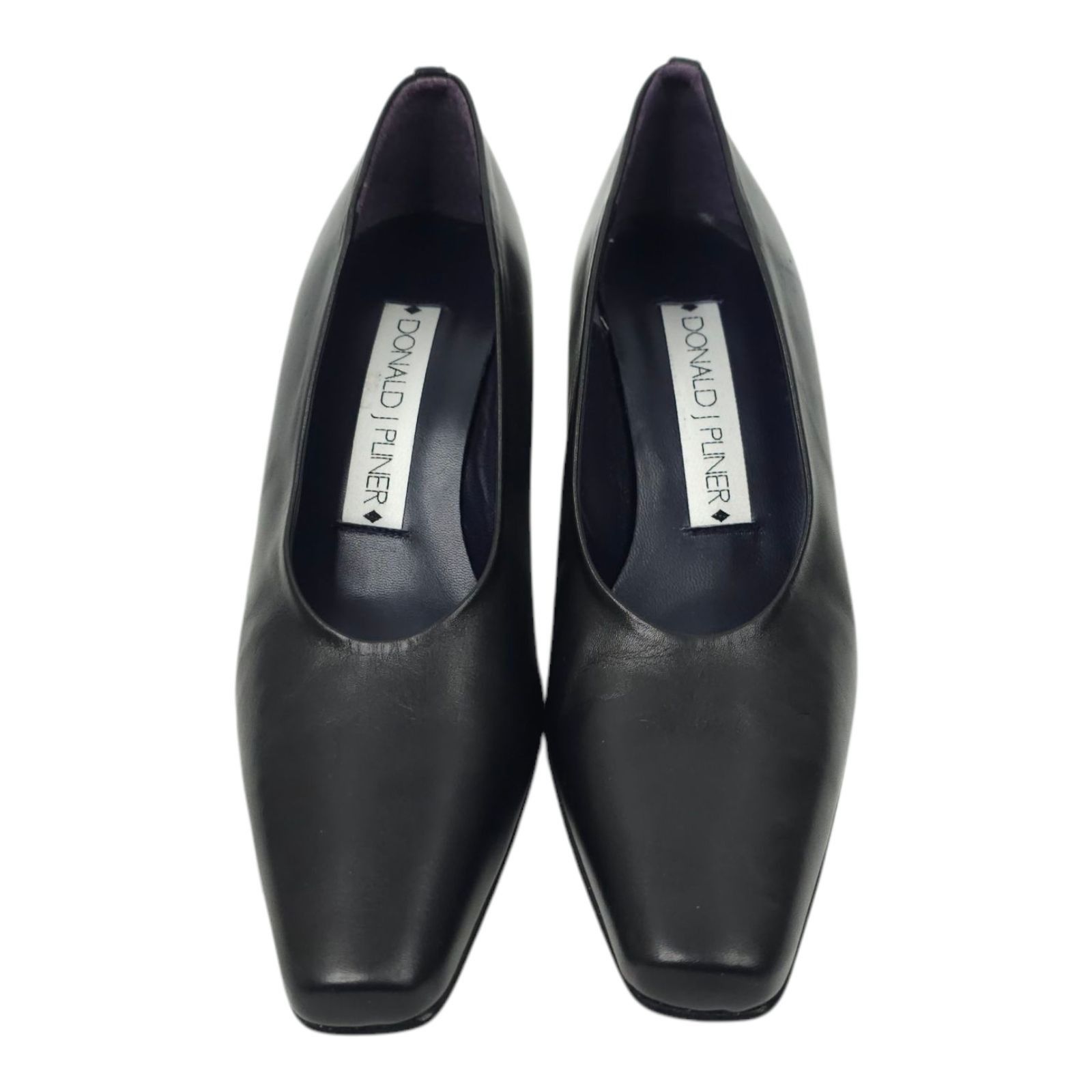 Donald Pliner Donald J Pliner Latara Leather Heels Womens 6.5 M Black Pump Size US 6.5 / IT 36.5 - 6 Thumbnail