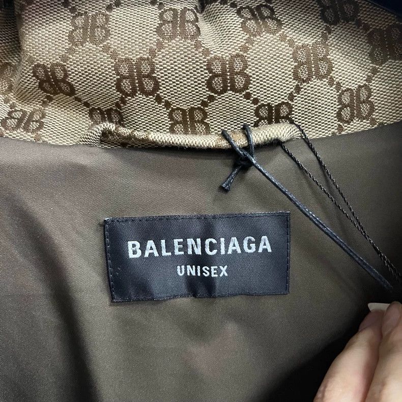 Balenciaga Balenciaga Khaki Hacker BB Full Print Jacket Cotton Size US S / EU 44-46 / 1 - 2 Thumbnail