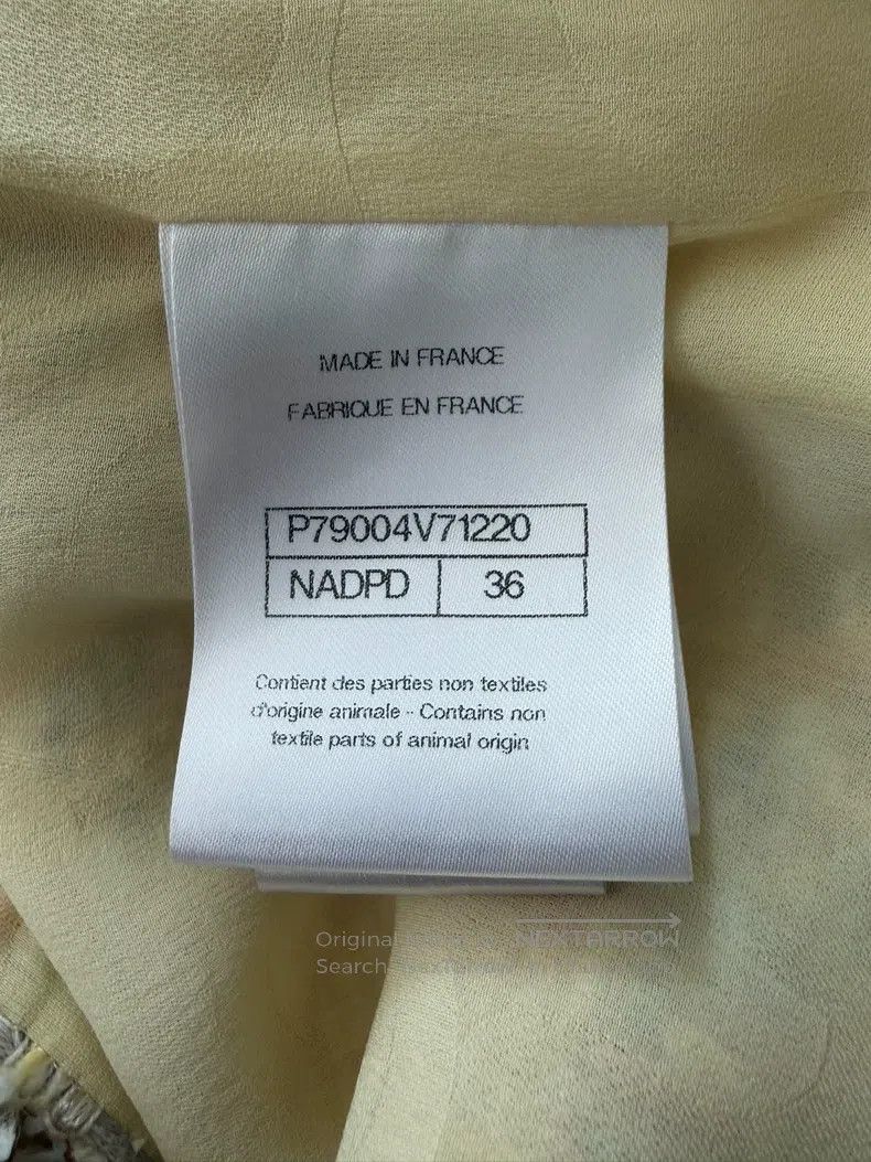 Chanel Chanel Yellow tweed tweed pocket vest Size XS / US 0-2 / IT 36-38 - 5 Thumbnail