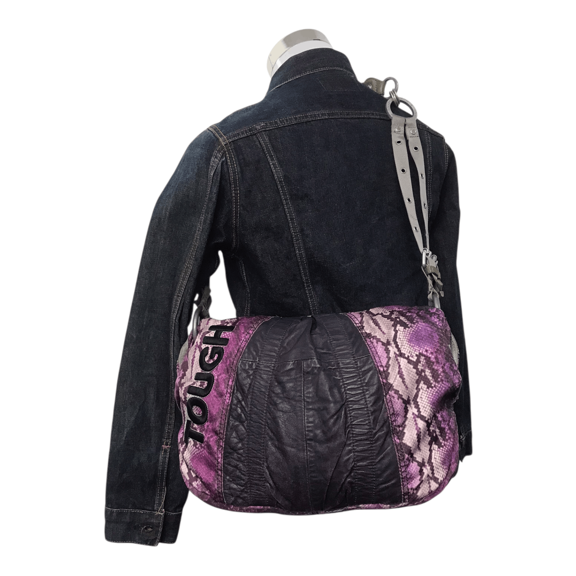 Hysteric Glamour Vintage Touch Jean Smith Ladies Shakeskin Half leather Bag Size ONE SIZE - 2 Thumbnail