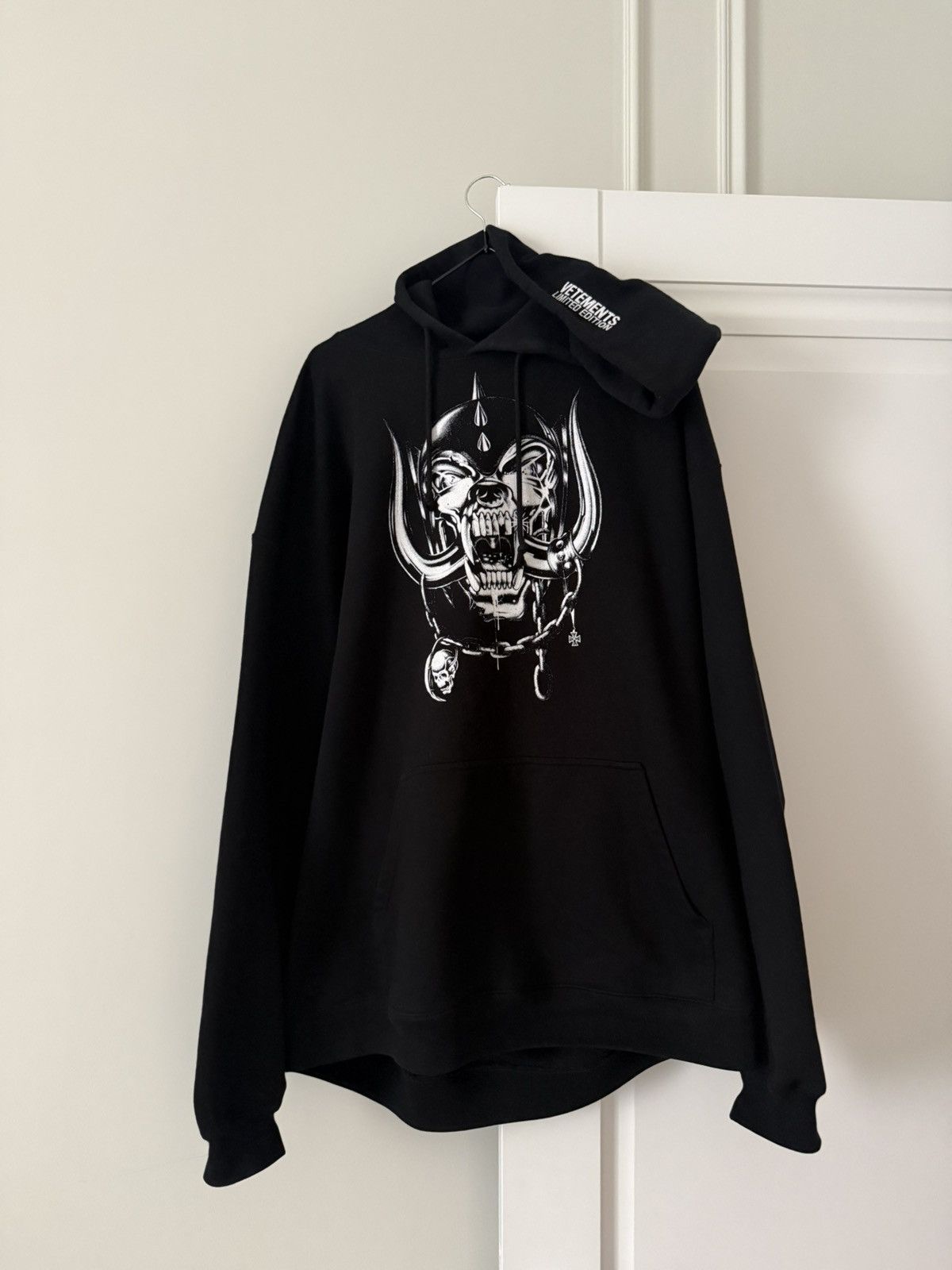 Vetements Vetements Motorhead World is Yours heavyweight hoodie