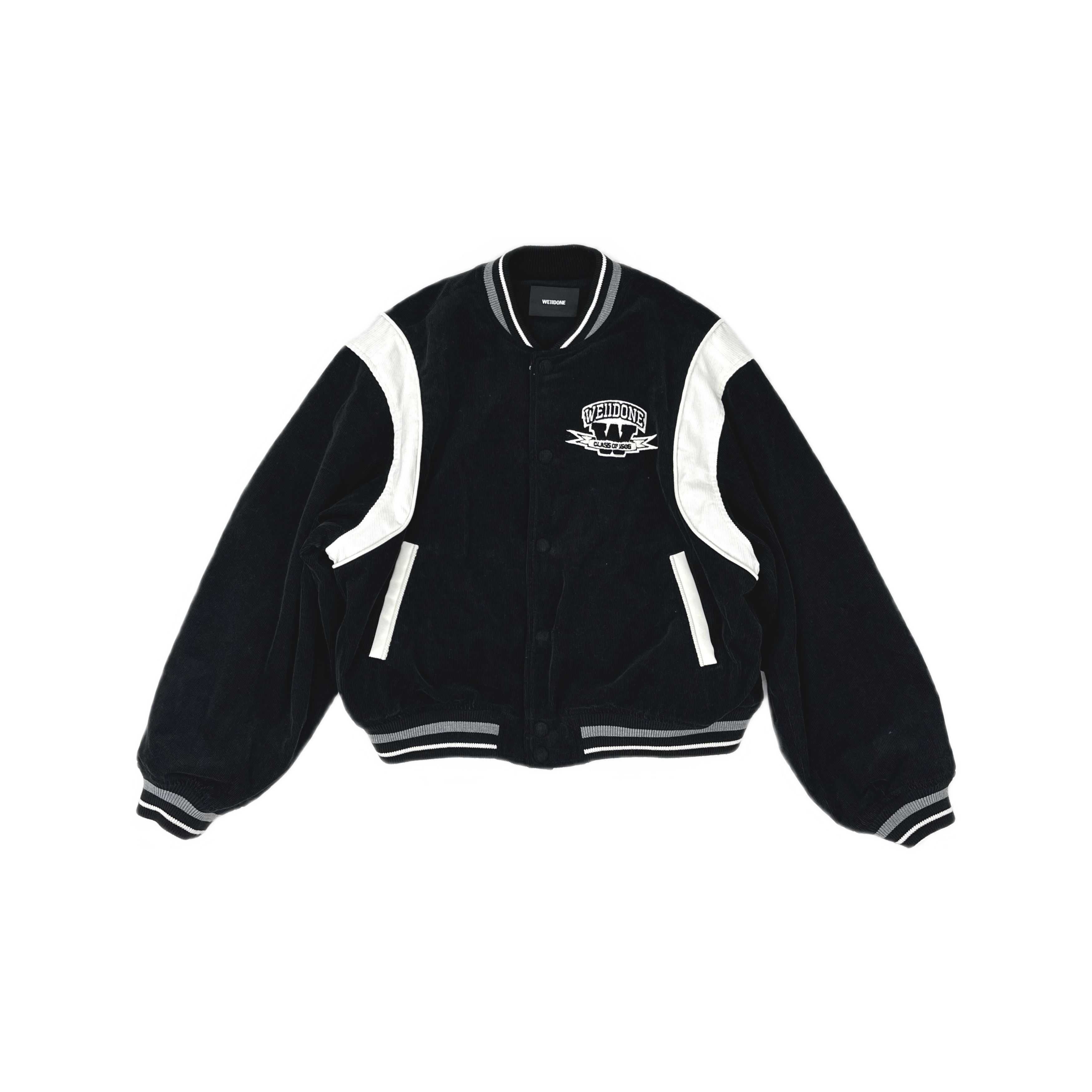 WE11DONE WE11DONE Bear Corduroy Varsity Jacket Size L Size L / US 10 / IT 46 - 1 Thumbnail