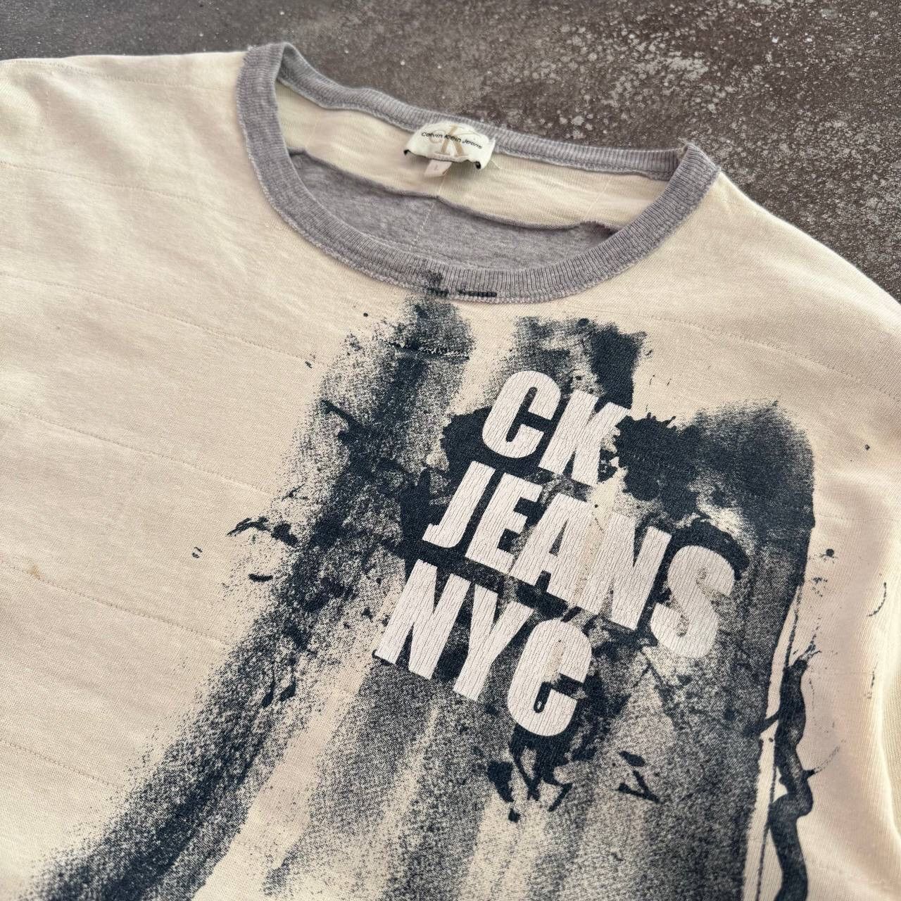 Calvin Klein × Calvin Klein 205W39NYC × Japanese Brand Calvin Klein Vintage Long Sleeve Shirt Size US L / EU 52-54 / 3 - 5 Thumbnail