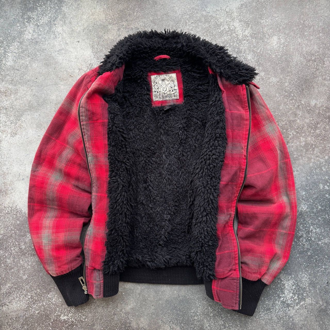 Fox Racing Fox Racing Vintage Y2K Faux Fur Jacket Size L / US 10 / IT 46 - 10 Thumbnail