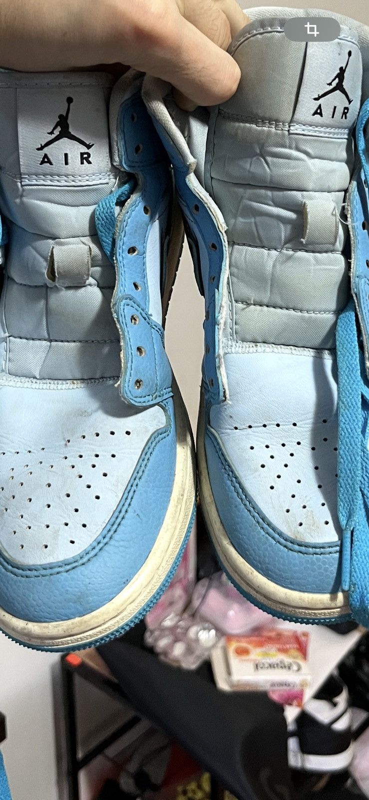 Jordan Brand Nike Air Jordan 1 Mid Iced Blue Size US 8 / IT 38 - 6 Thumbnail