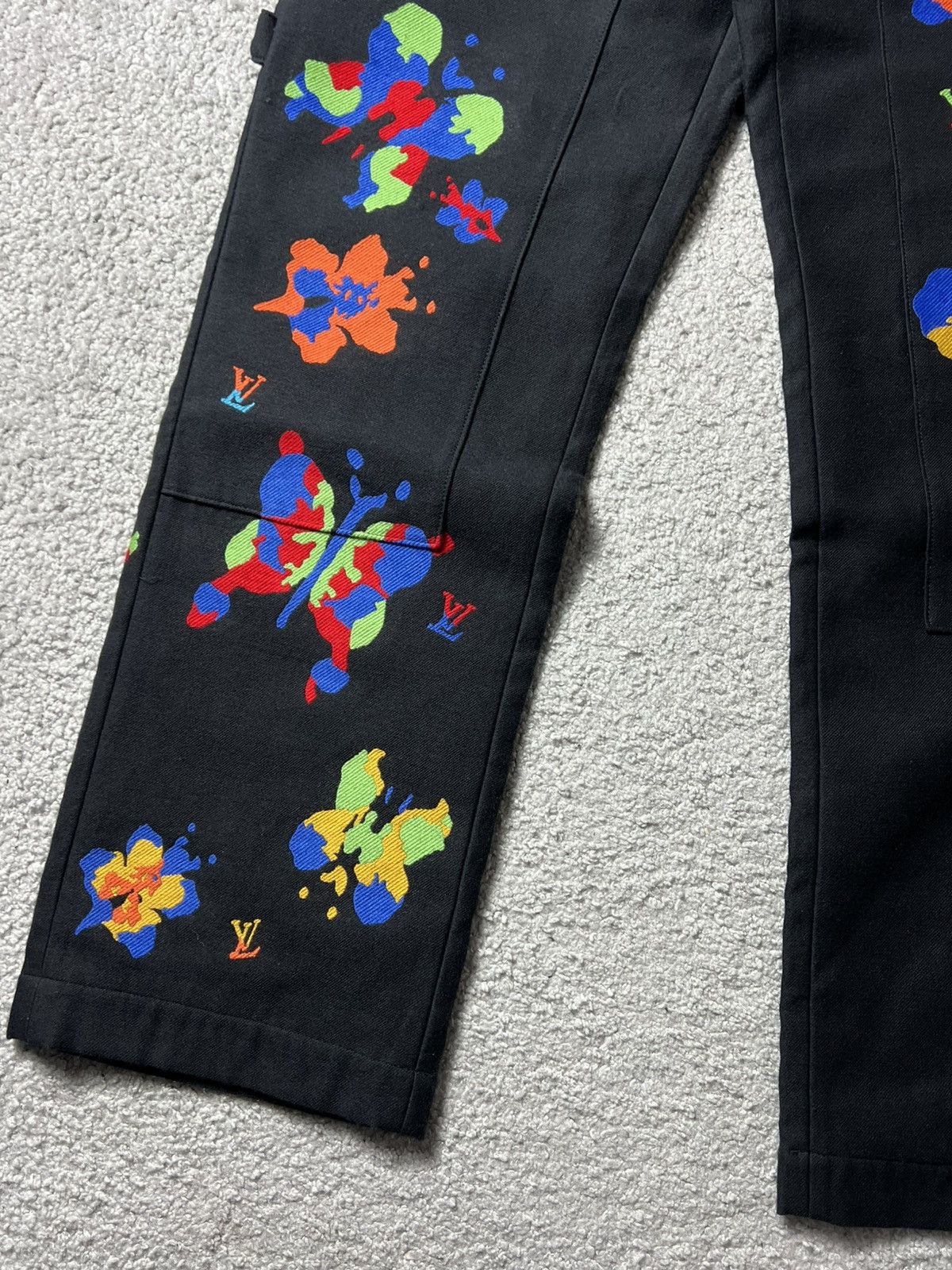 Louis Vuitton SS23 Louis Vuitton Butterfly Print Double Knee Pants Size US 32 / EU 48 - 6 Thumbnail