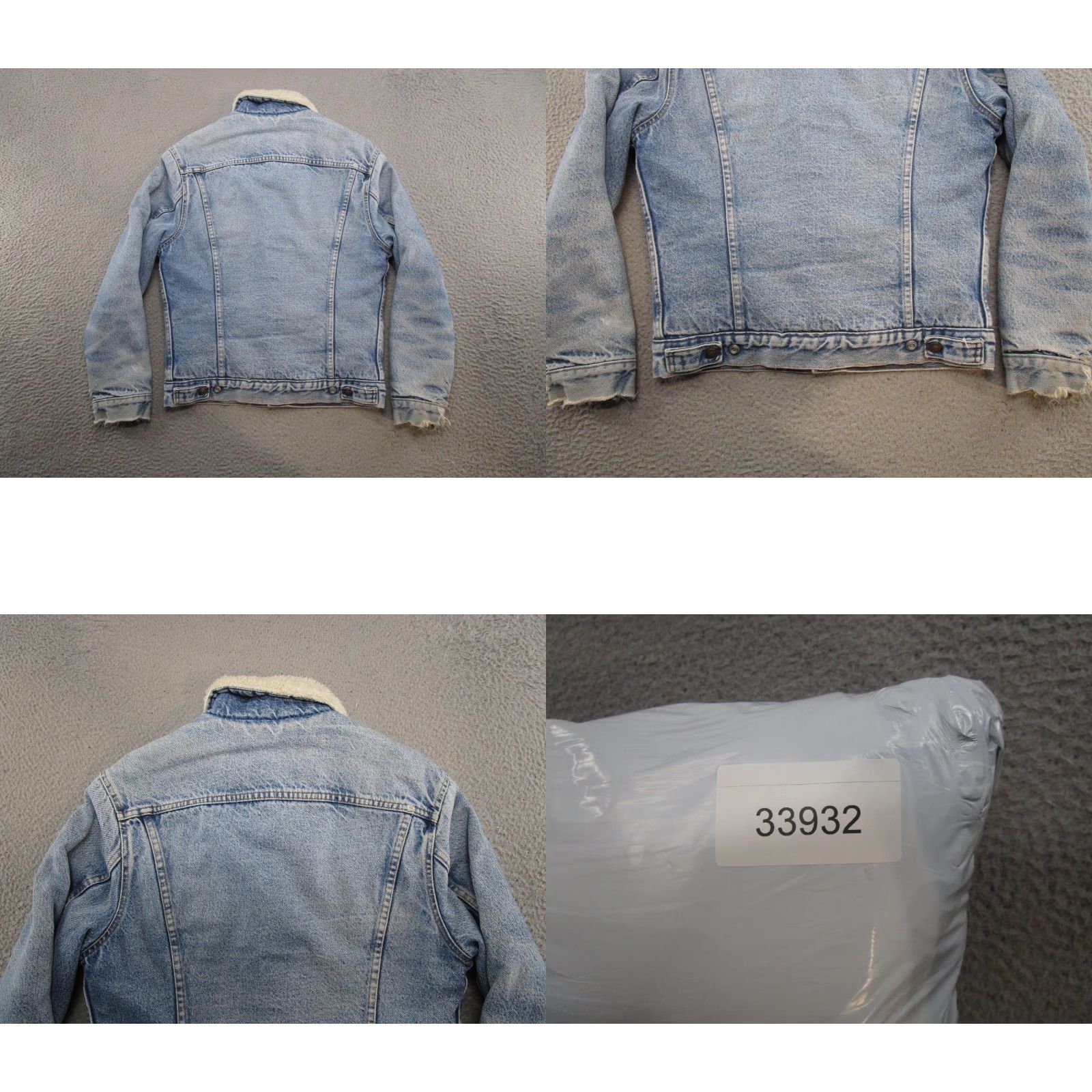 Levi's VINTAGE Levi's 80s San Francisco Trucker Denim Jacket Sherpa Lined Size 36R Men Blue Size US 36 / EU 52 - 9 Thumbnail