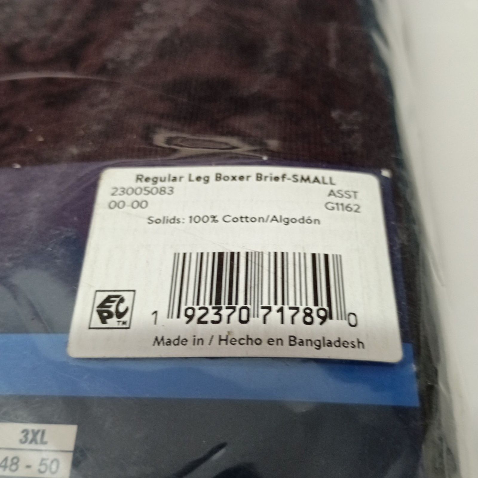 George George Men's Cotton Boxer Briefs 6-Pack Size S (28-30) Multi Size 28 - 5 Thumbnail