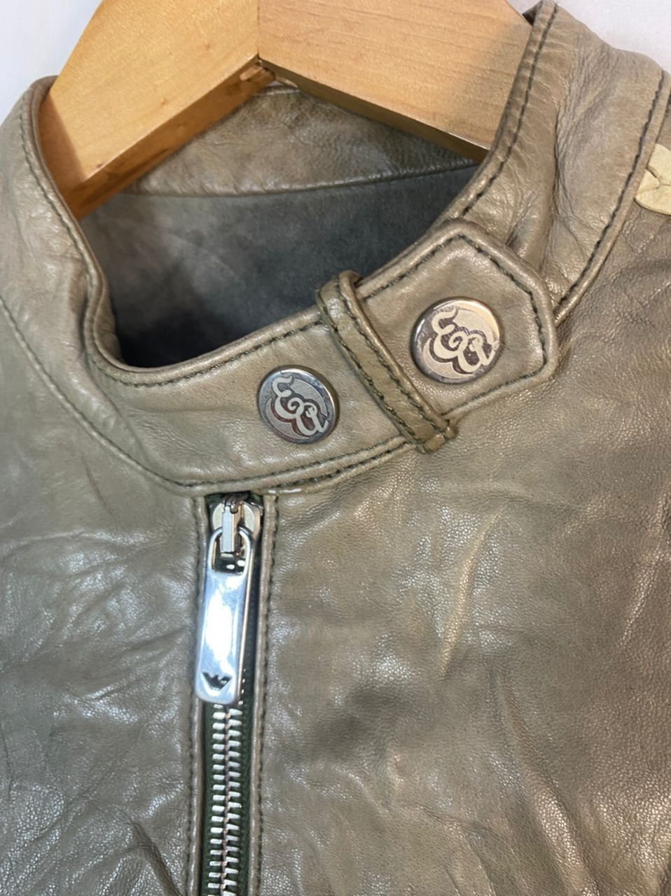 Emporio Armani Emporio armani leather zipper jacket Size S / US 4 / IT 40 - 11 Thumbnail