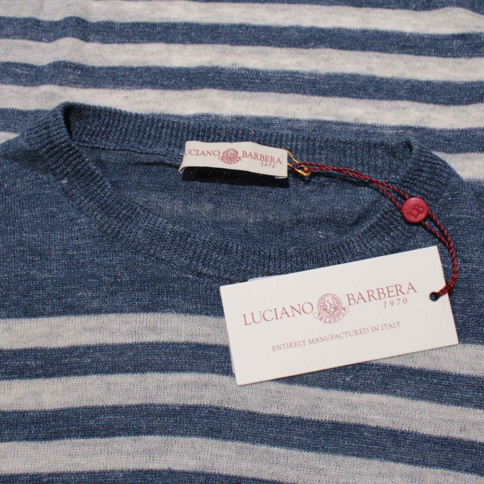 Luciano Barbera Luciano Barbera Sweater Size US M in Blue Size US M / EU 48-50 / 2 - 1 Thumbnail
