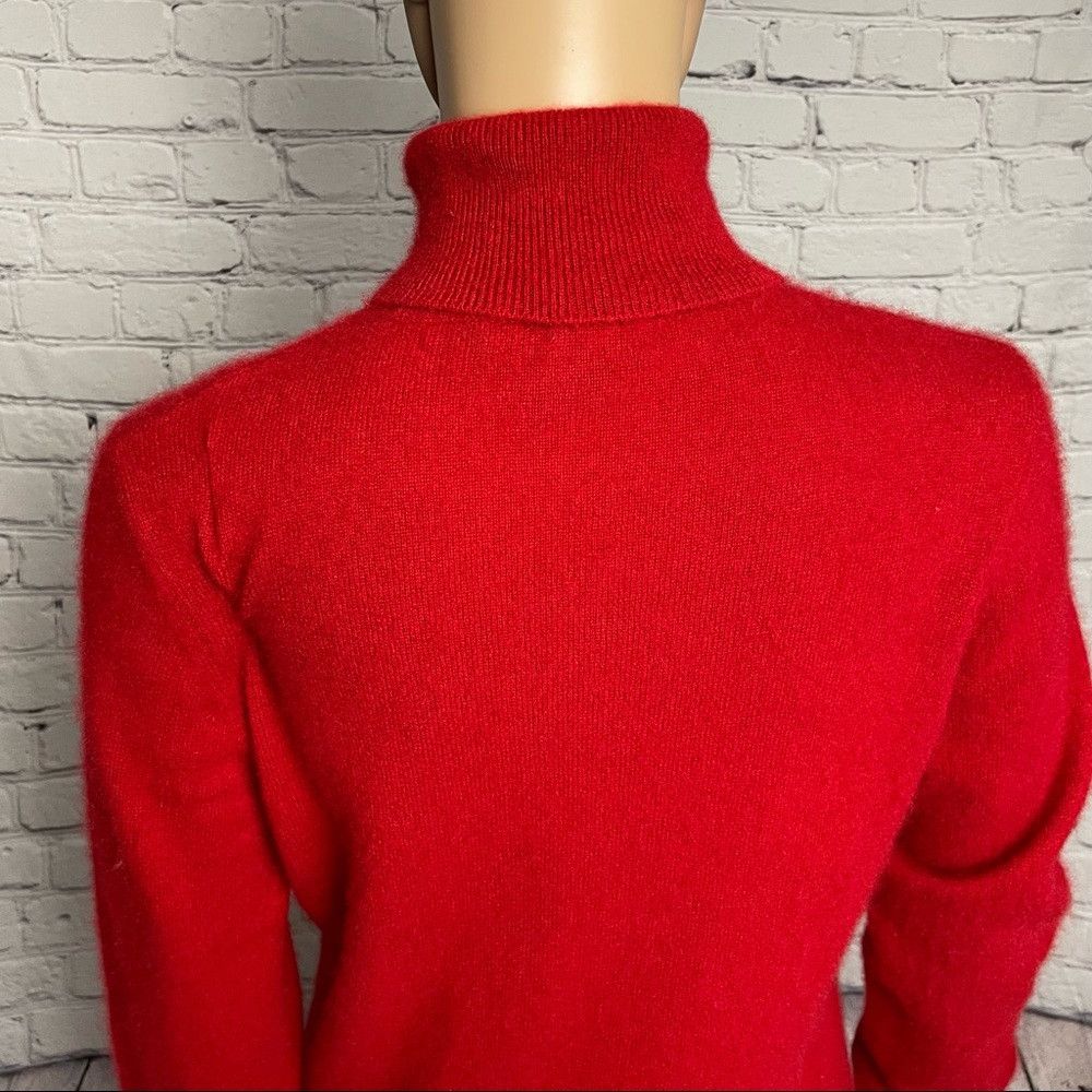 Other Charter Club Cashmere Red Turtleneck Sweater Size M Size M / US 6-8 / IT 42-44 - 6 Thumbnail