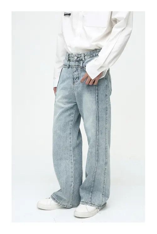 Other Vintage street style casual distressed washed jeans Size US 32 / EU 48 - 2 Thumbnail