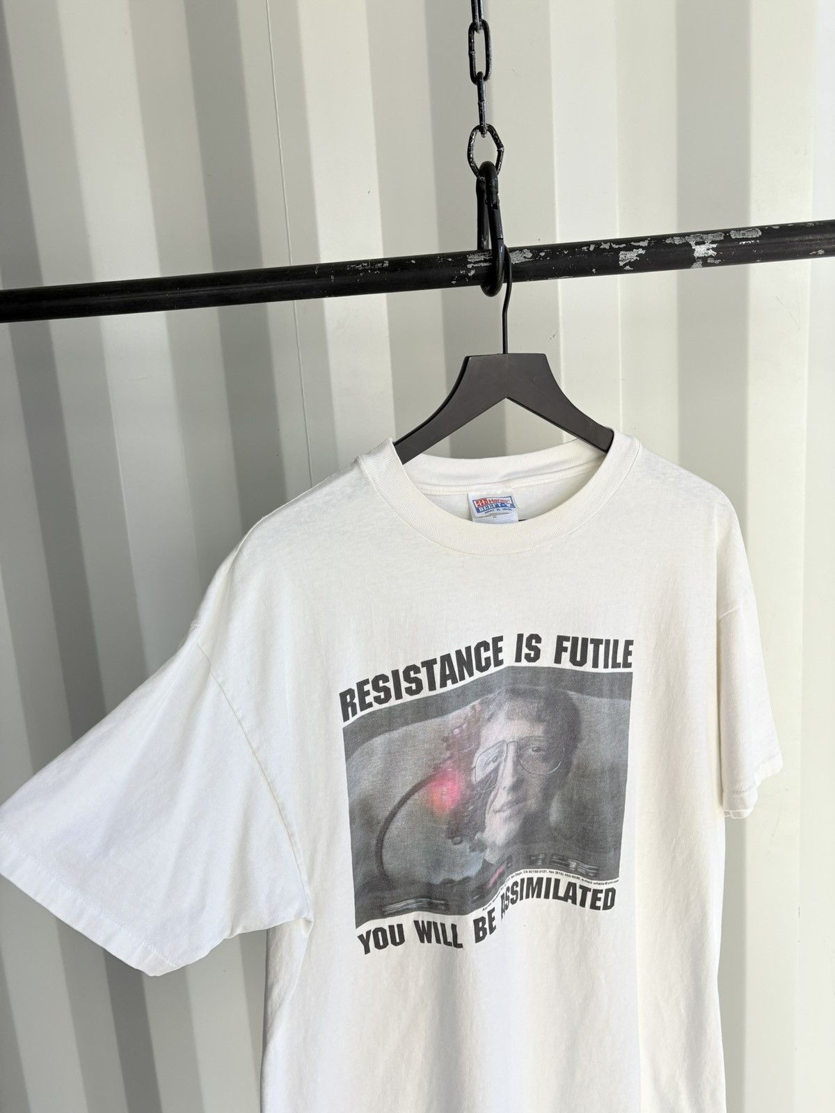 Vintage Vintage Gates Resistance is Futile Faded Shirt Grunge Band Size US XL / EU 56 / 4 - 6 Thumbnail