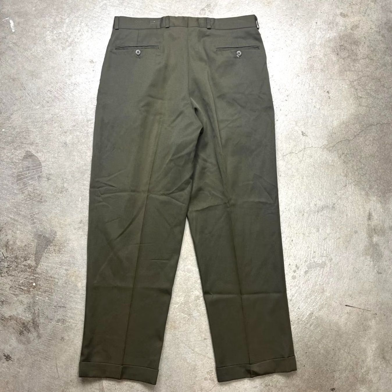 Ralph Lauren Ralph Lauren Wool Pleated Trousers green 34x30 Dress Pants Men Reg Size 34 Inseam 30 Green Wool Men Size US 34 / EU 50 - 6 Thumbnail