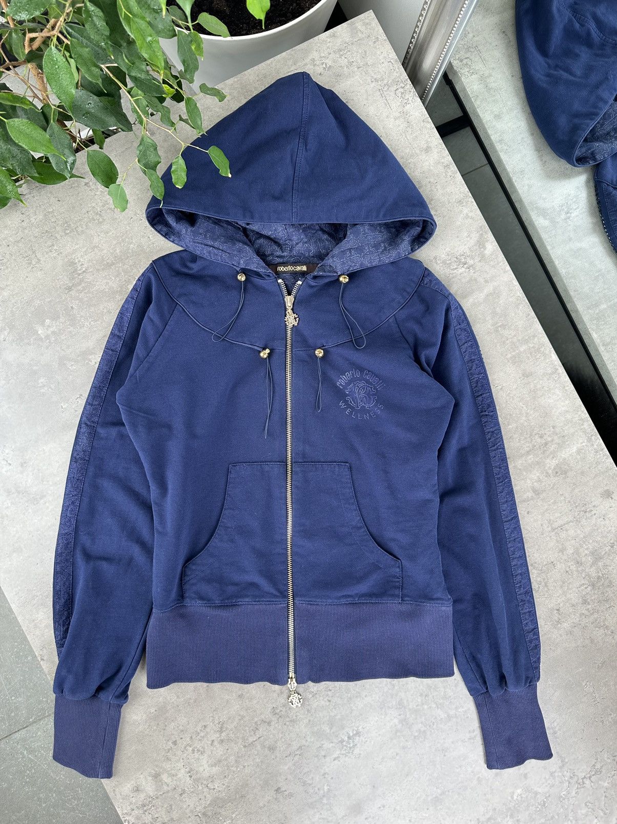 Roberto Cavalli Roberto Cavalli Zip Hoodie Size S / US 4 / IT 40 - 1 Thumbnail