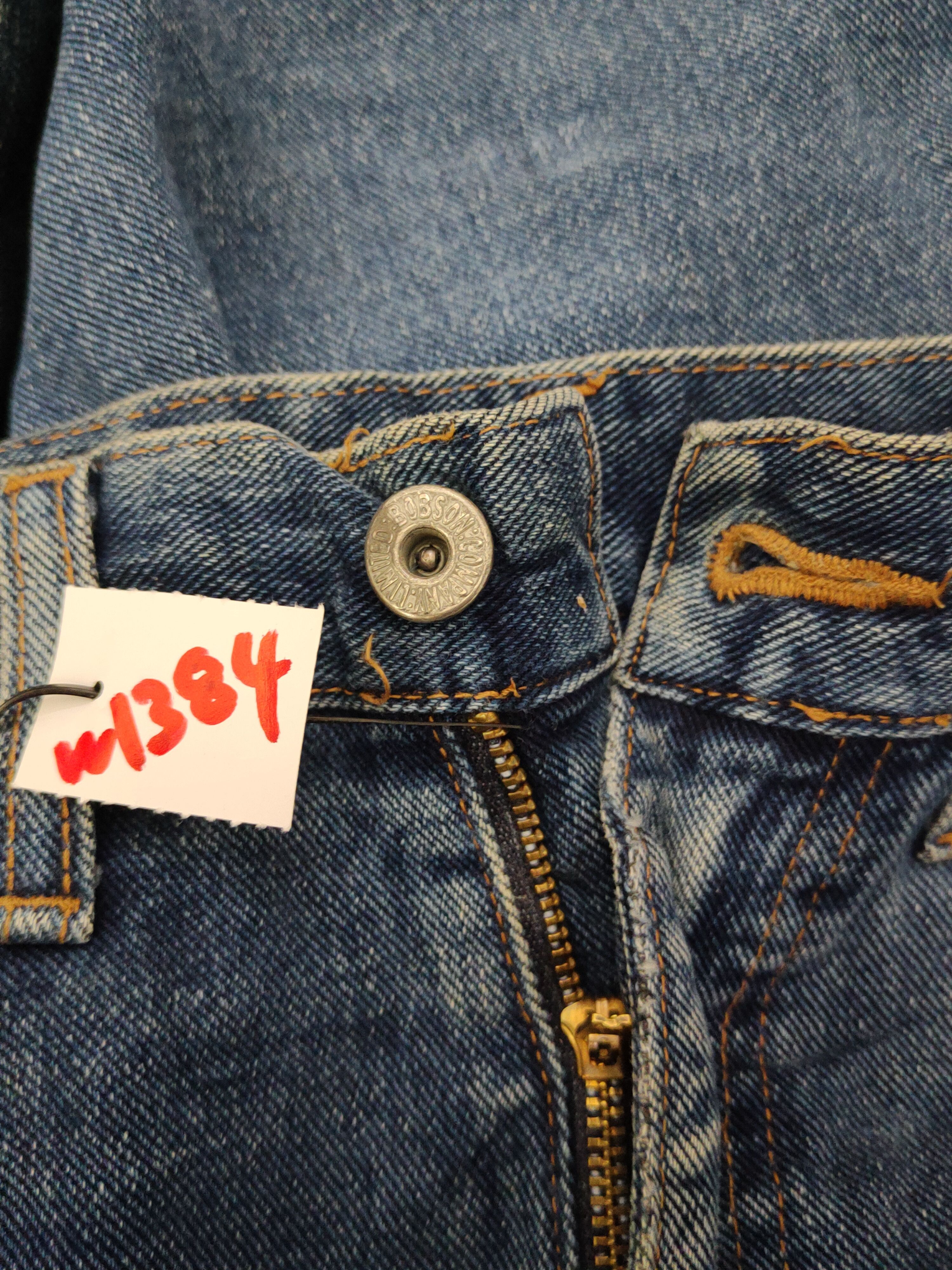 Vintage Bobson vintage Blue Distressed Ripped Jeans #W1384 Size US 28 / EU 44 - 19 Thumbnail