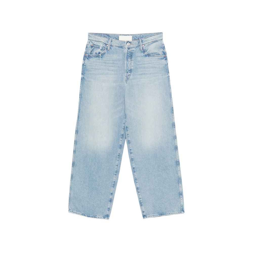 Mother BLUE Denim - Straight-Leg Jeans