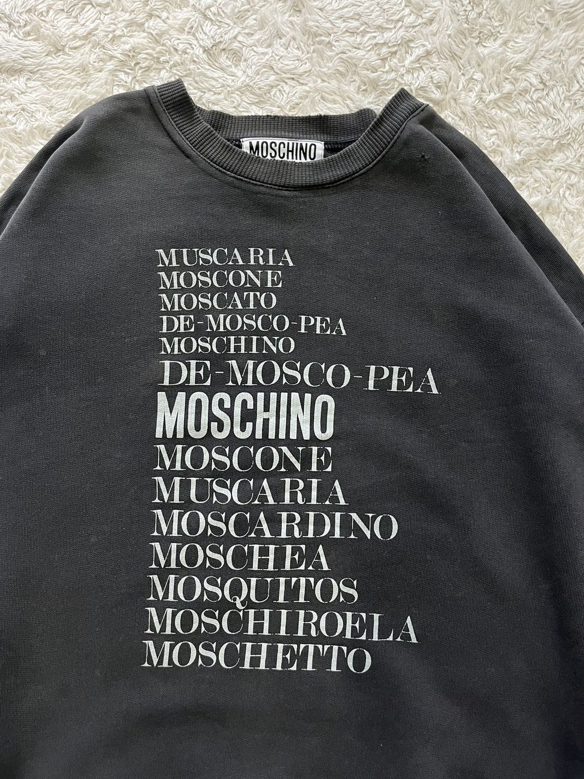 Kanye West × Moschino moschino sunfaded & distressed pullover Size US XL / EU 56 / 4 - 2 Thumbnail