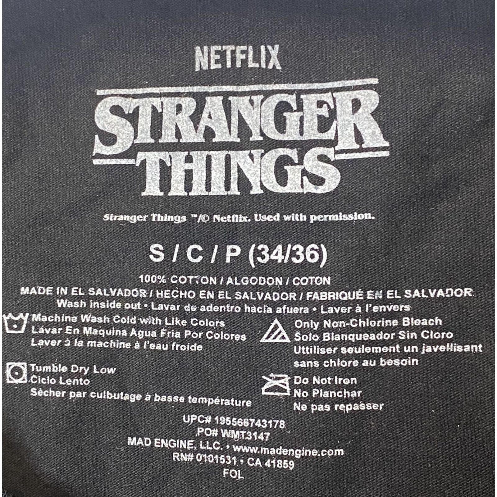 Vintage VINTAGE Stranger Things T Shirt Hell Fire Club Size S Black Unisex Adults Short Sleeve 80s Movie CM 34-36 Size US S / EU 44-46 / 1 - 3 Thumbnail