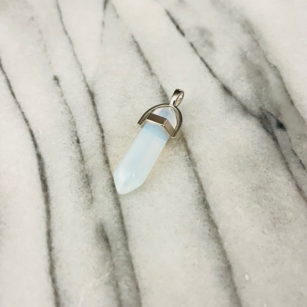 Jewelry Moonstone Crystal Pendant Natural Healing Stone Size ONE SIZE - 6 Thumbnail