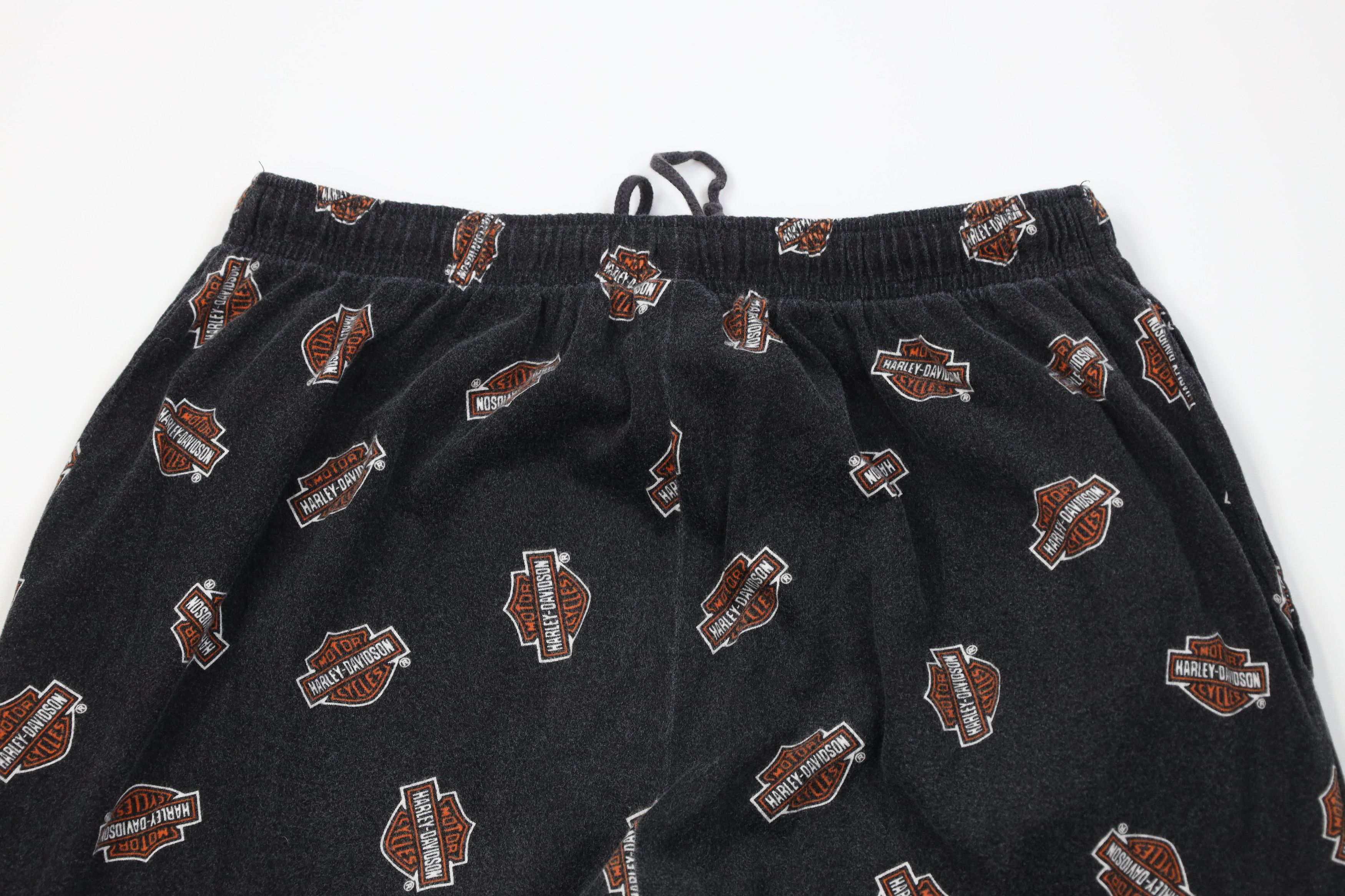 Harley Davidson Vintage 90s Harley Davidson All Over Print Wide Leg Pants Size US 38 / EU 54 - 11 Thumbnail