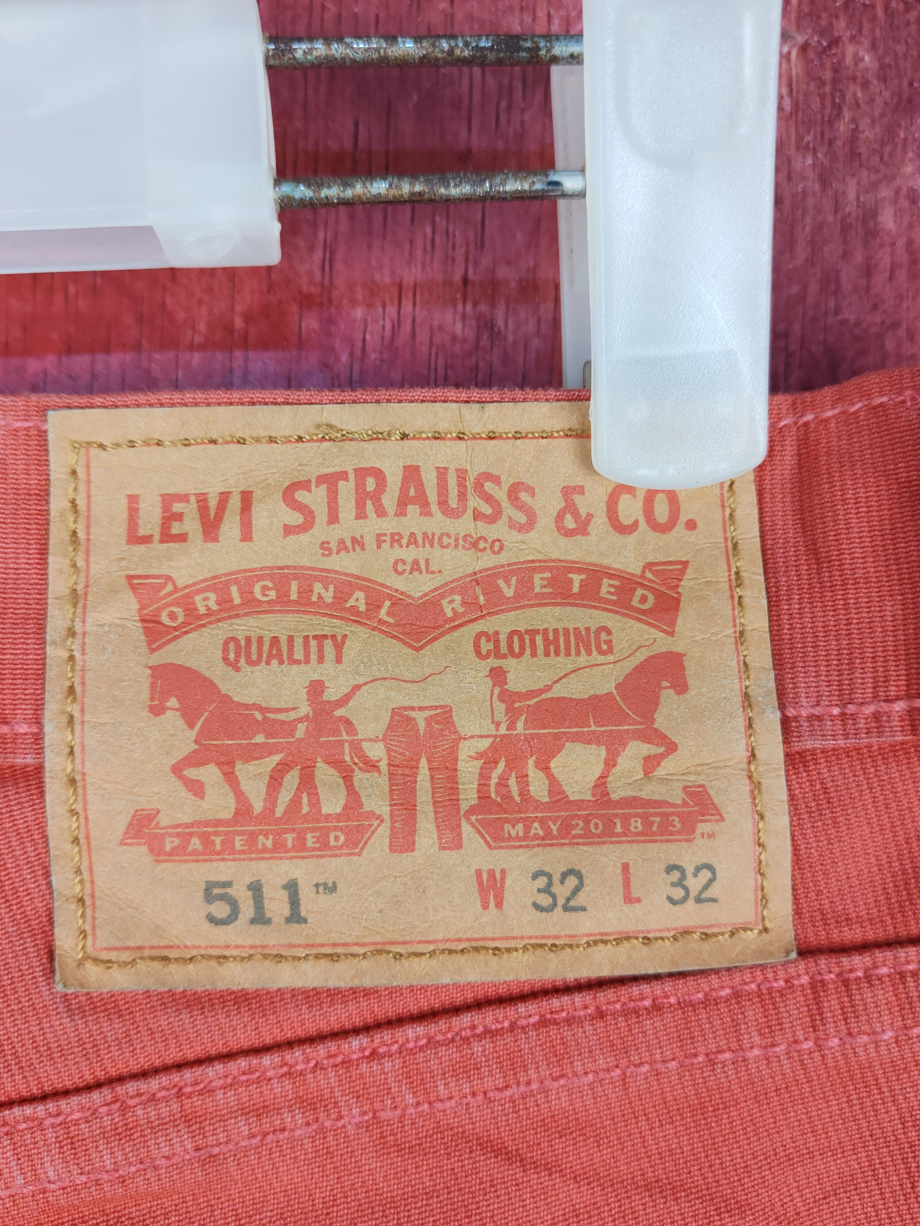 Levi's Levi's Dark Orange Multipocket Casual Pants #S1873 Size US 32 / EU 48 - 7 Thumbnail