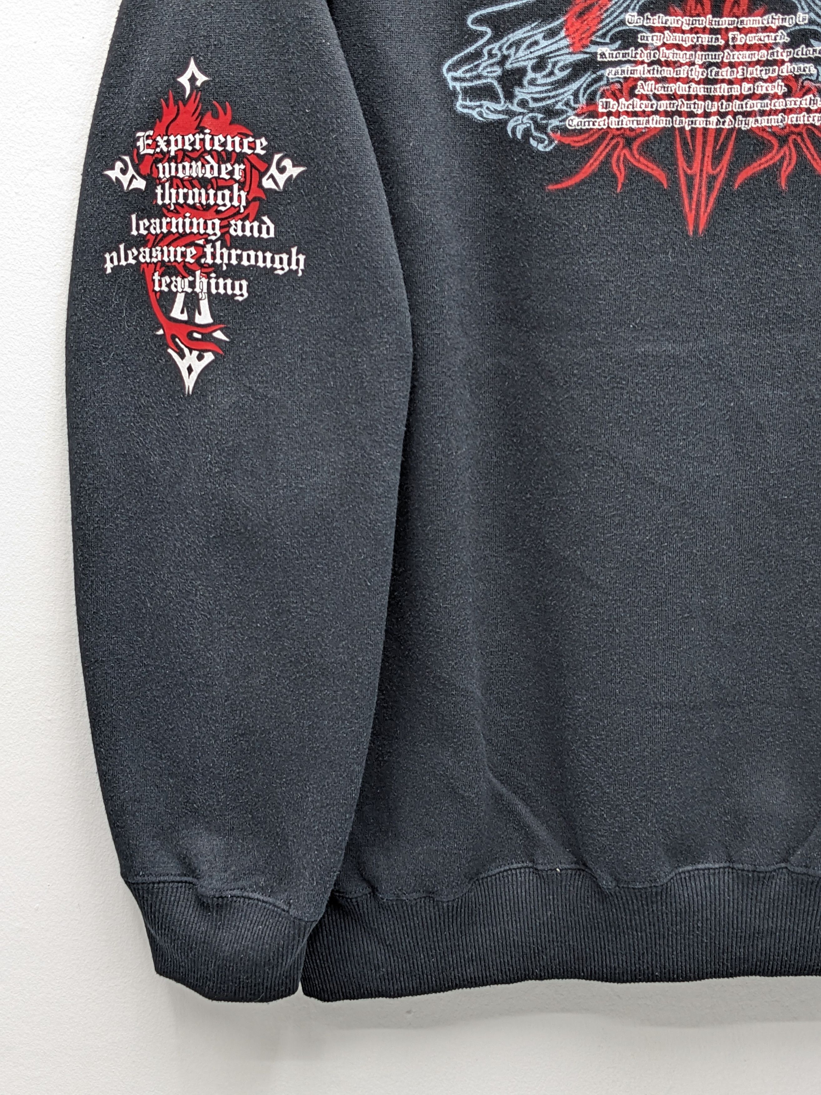Japanese Brand Vintage SWOOPLEX Gothic ELLMENTS II Tattoo Tribal Graphic Size US L / EU 52-54 / 3 - 5 Thumbnail