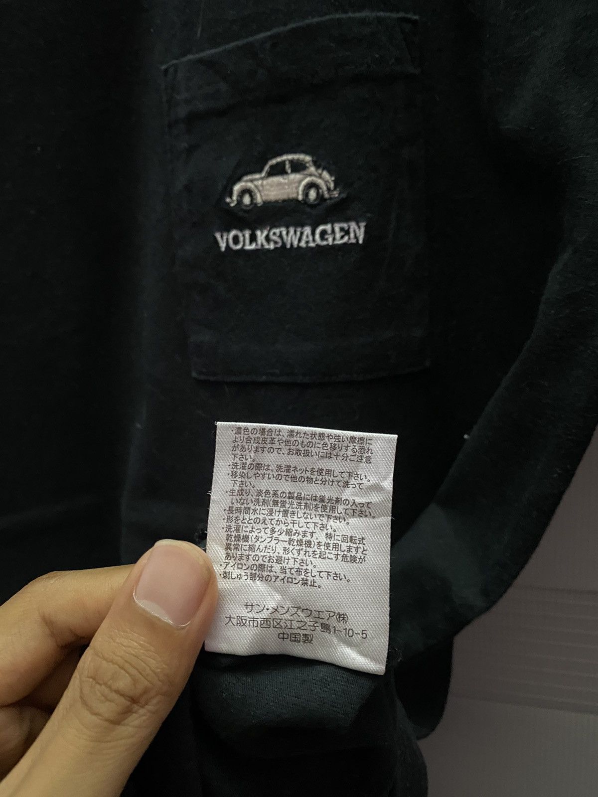 Vintage Volkswagen Embroidered Logo Official Licensed Pocket Tee Size US L / EU 52-54 / 3 - 9 Thumbnail
