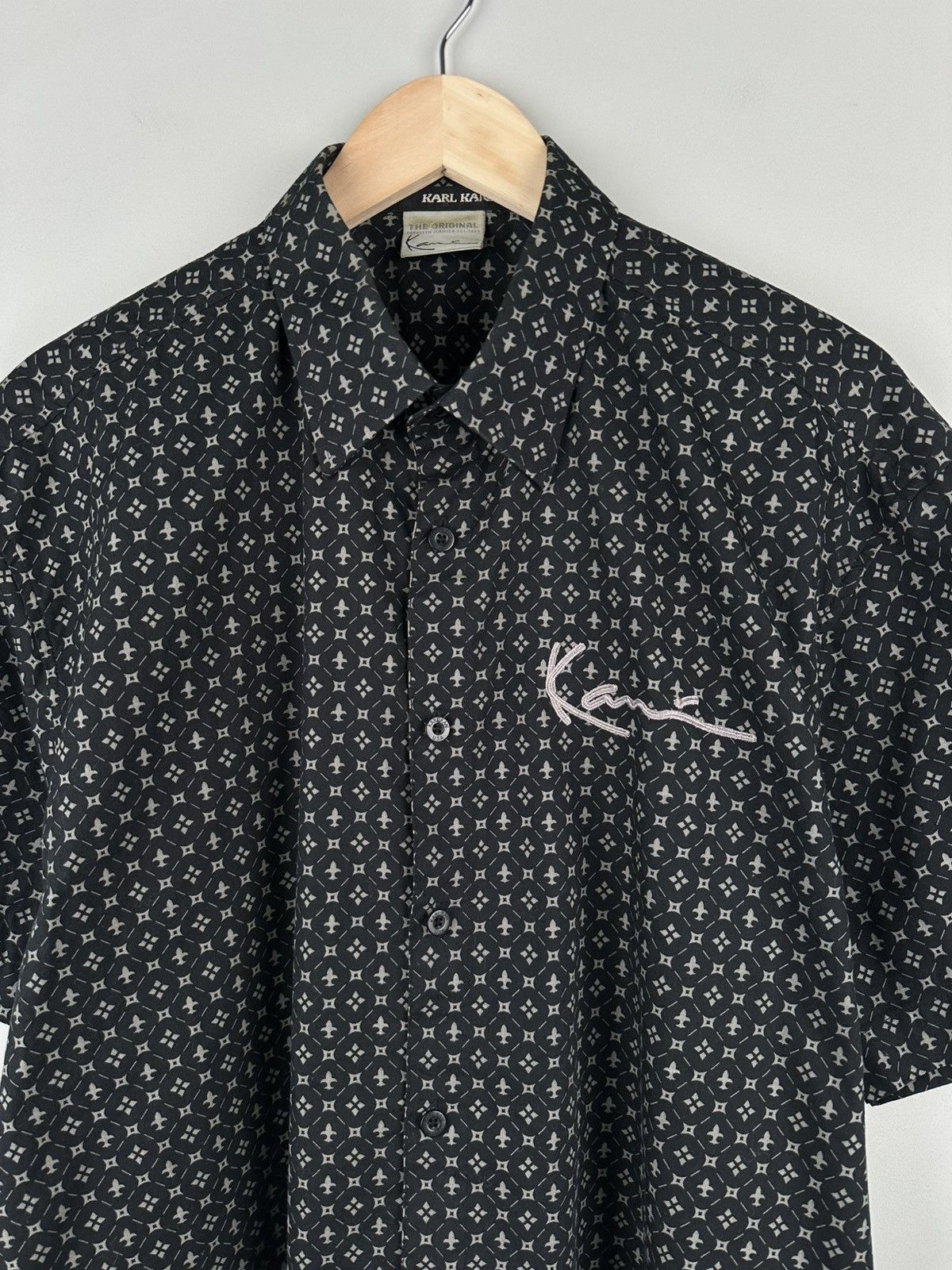 Karl Kani × Vintage Vintage Y2k Karl Kani Oversized Button Up Shirt Size US L / EU 52-54 / 3 - 2 Thumbnail