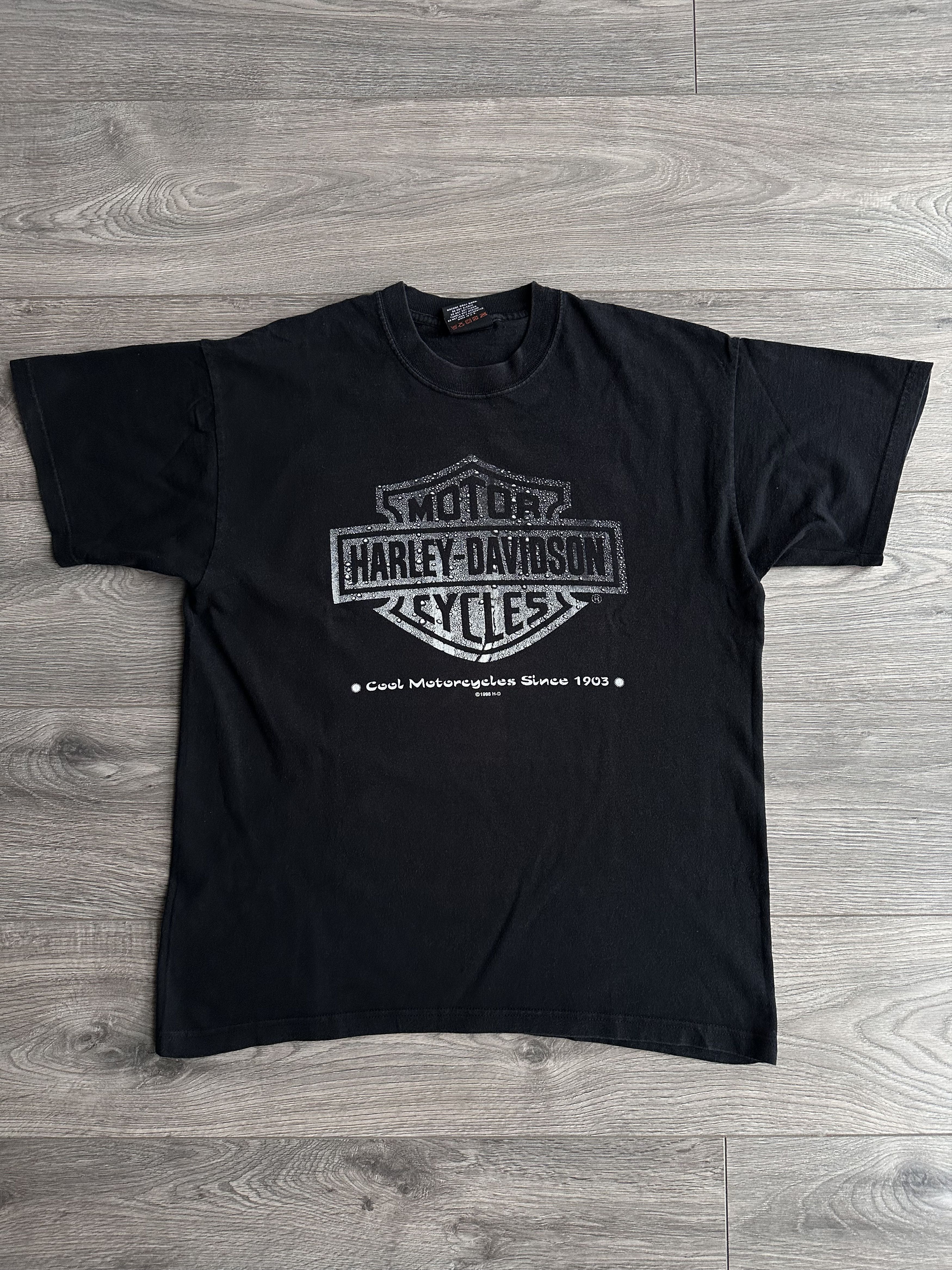 Harley Davidson × Vintage Harley Davidson 1998 vintage t shirt Size US L / EU 52-54 / 3 - 1 Thumbnail