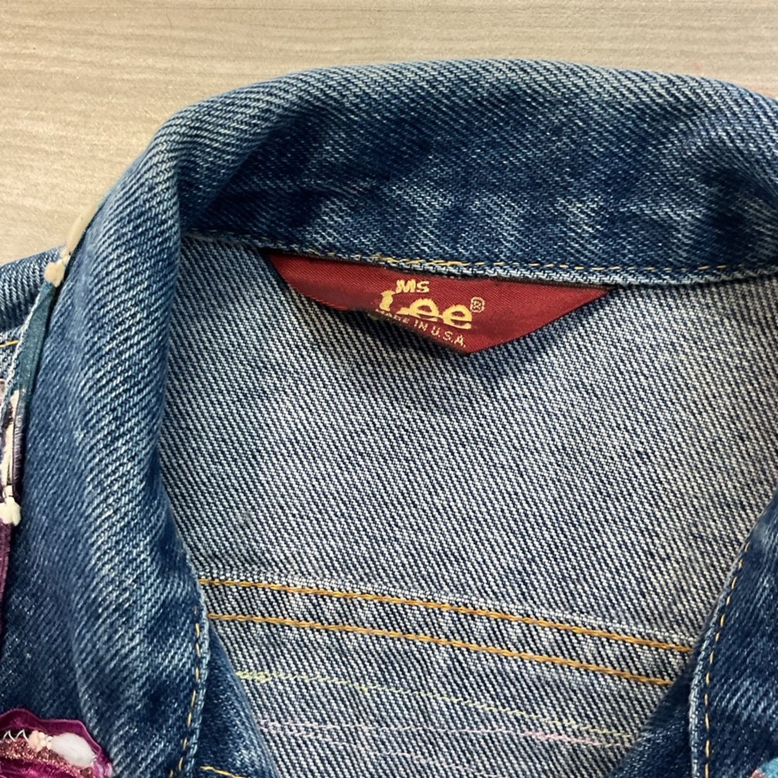 Lee Vintage 90s Ms Lee denim jacket Size XS / US 0-2 / IT 36-38 - 3 Thumbnail