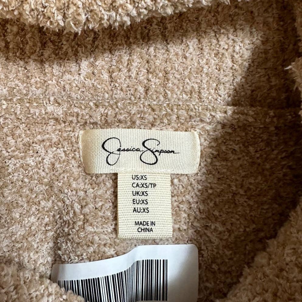 Other Jessica Simpson Tan Cowl Neck Sweater Size XS Size XS / US 0-2 / IT 36-38 - 4 Thumbnail