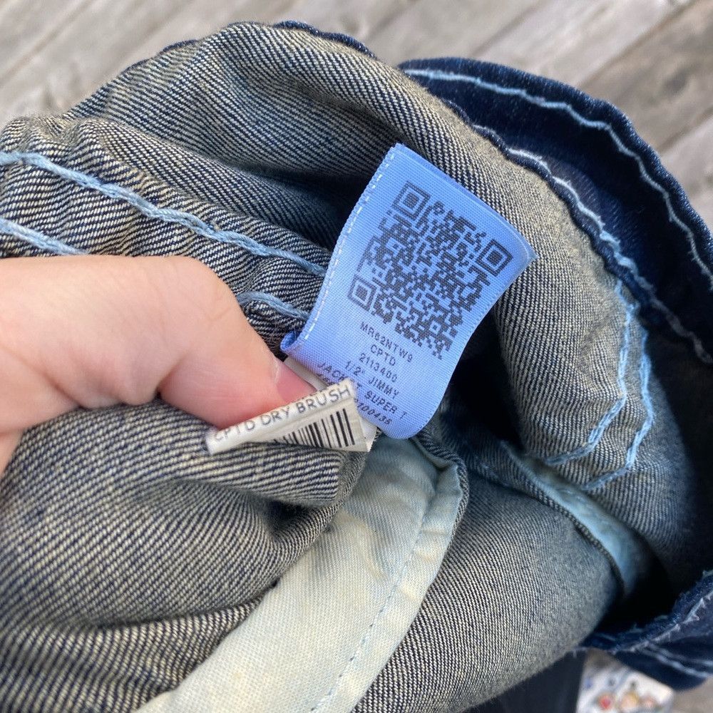 True Religion × Vintage Vintage True Religion Jean Jacket Rope Stitch Jimmy Super T Size US XXL / EU 58 / 5 - 4 Thumbnail