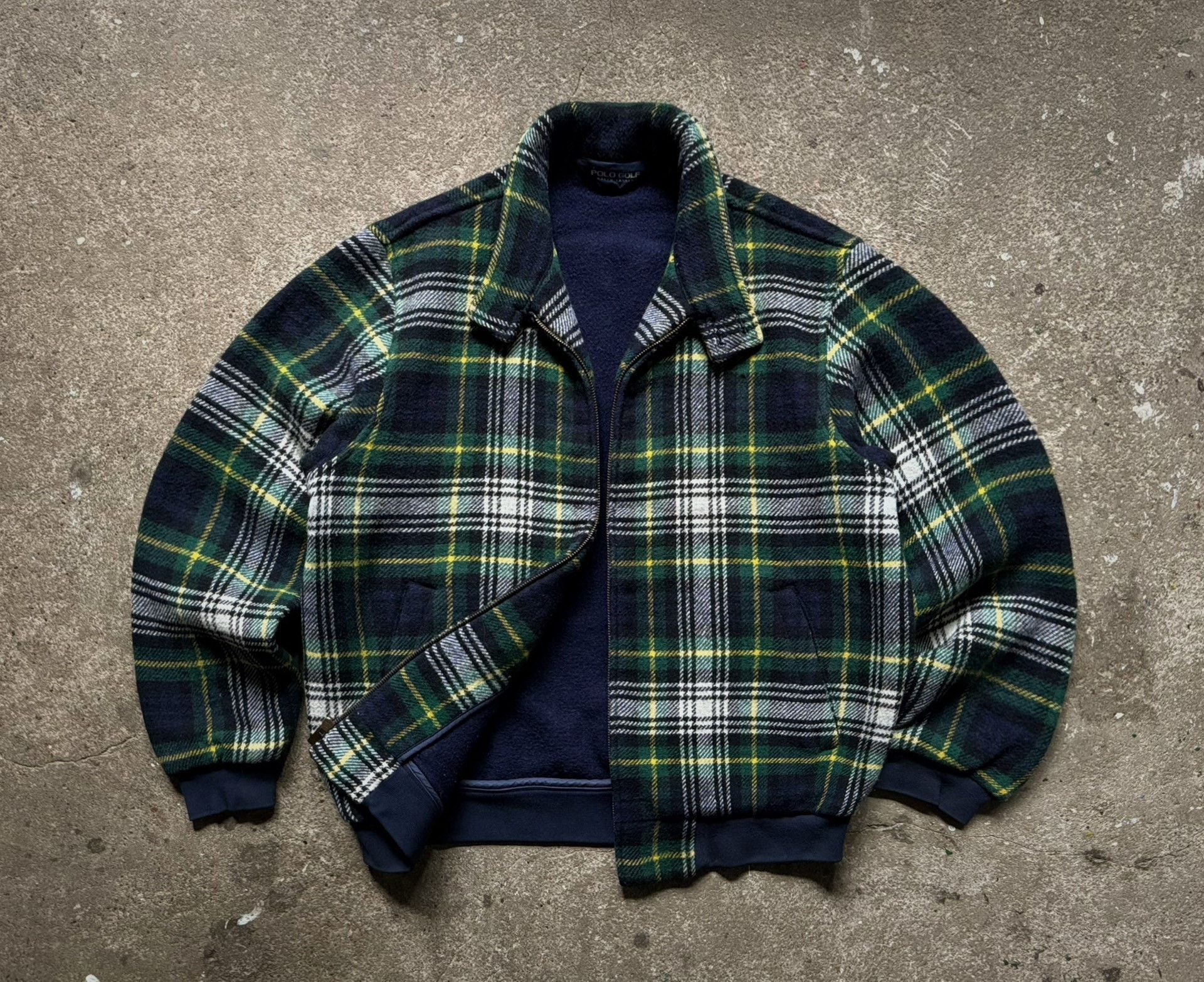 Vintage Vintage Polo Golf Wool Jacket Size US L / EU 52-54 / 3 - 1 Thumbnail