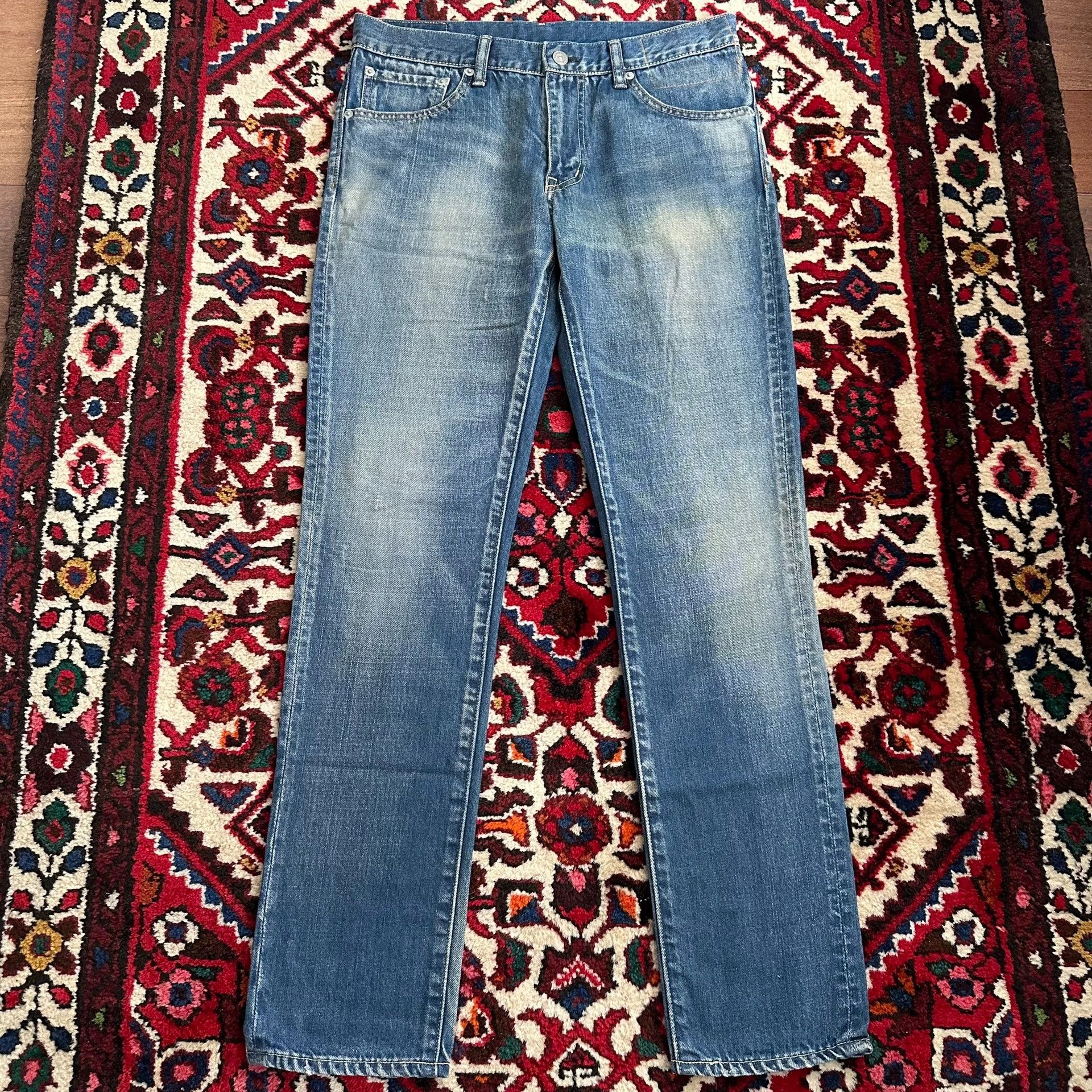 Visvim visvim 13aw 04d5 Rare Yellow Mud Wash Denim W32L30 Size US 32 / EU 48 - 1 Thumbnail