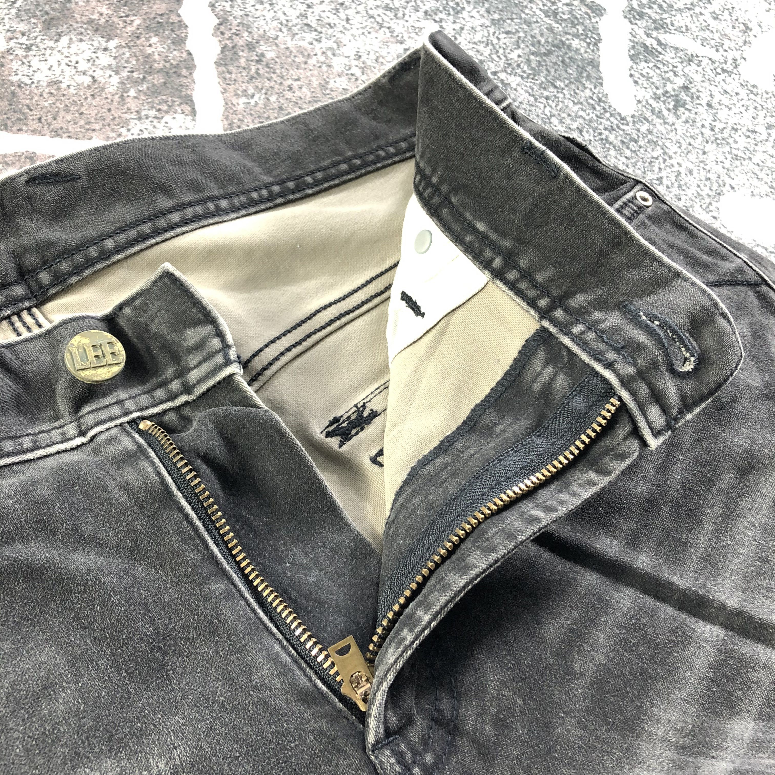 Lee Vintage Lee Flare Jeans Faded Black Denim KJ3063 Size US 34 / EU 50 - 7 Thumbnail