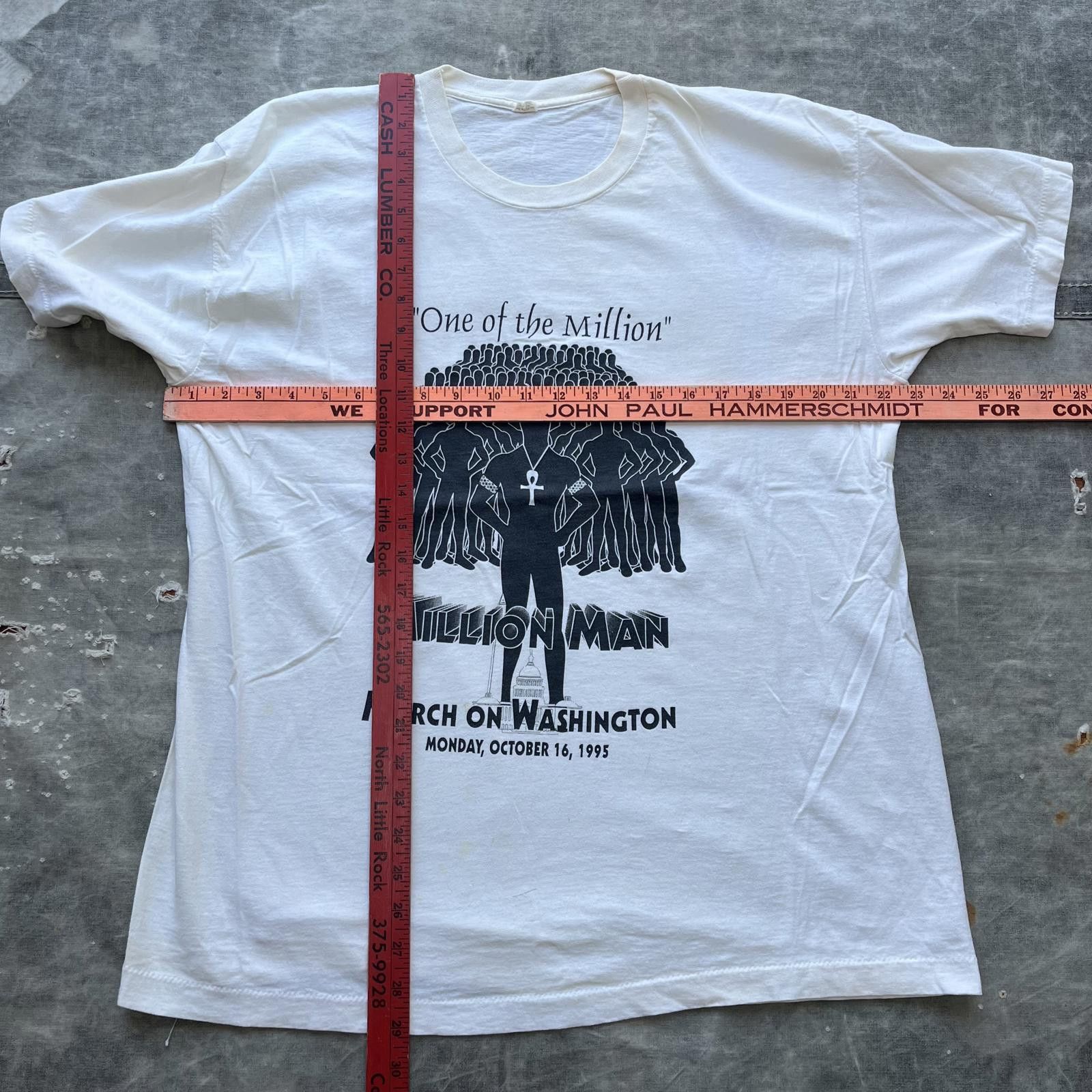Vintage Vintage 90s Million Man March African American MLK Shirt Size US XL / EU 56 / 4 - 3 Thumbnail