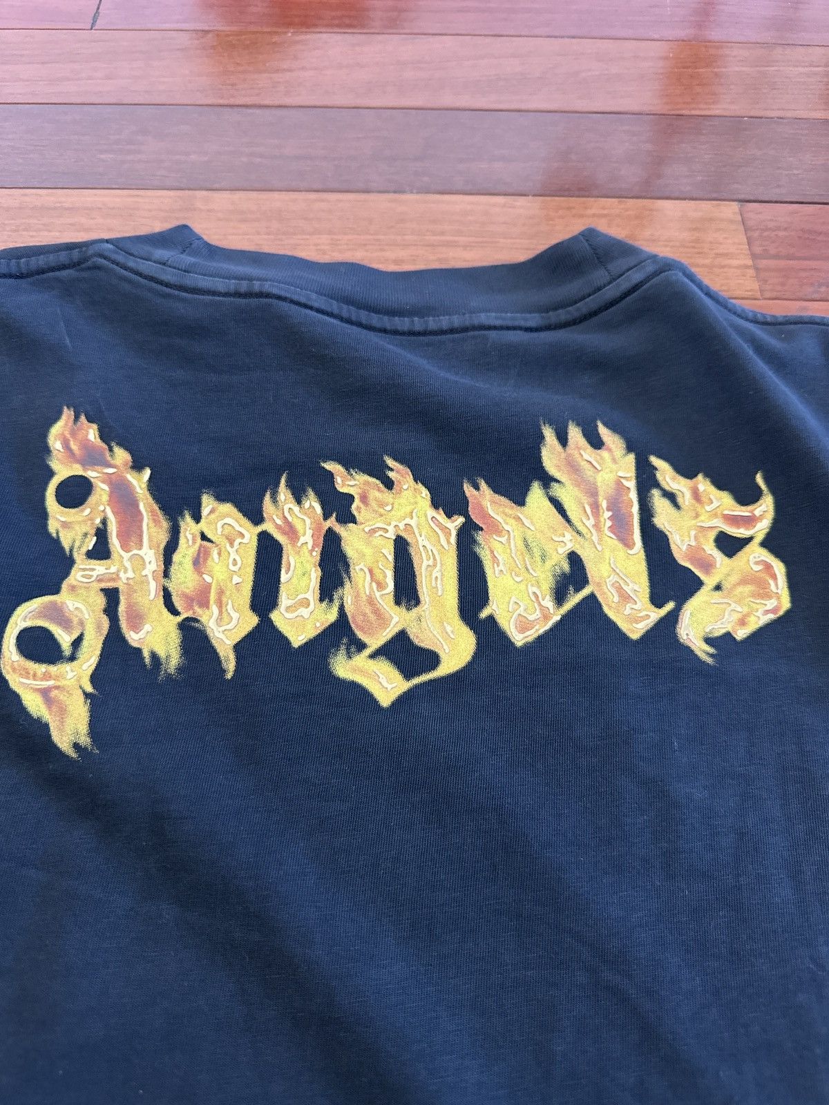 Palm Angels Palm Angels Burning Logo Tee Size US L / EU 52-54 / 3 - 4 Thumbnail