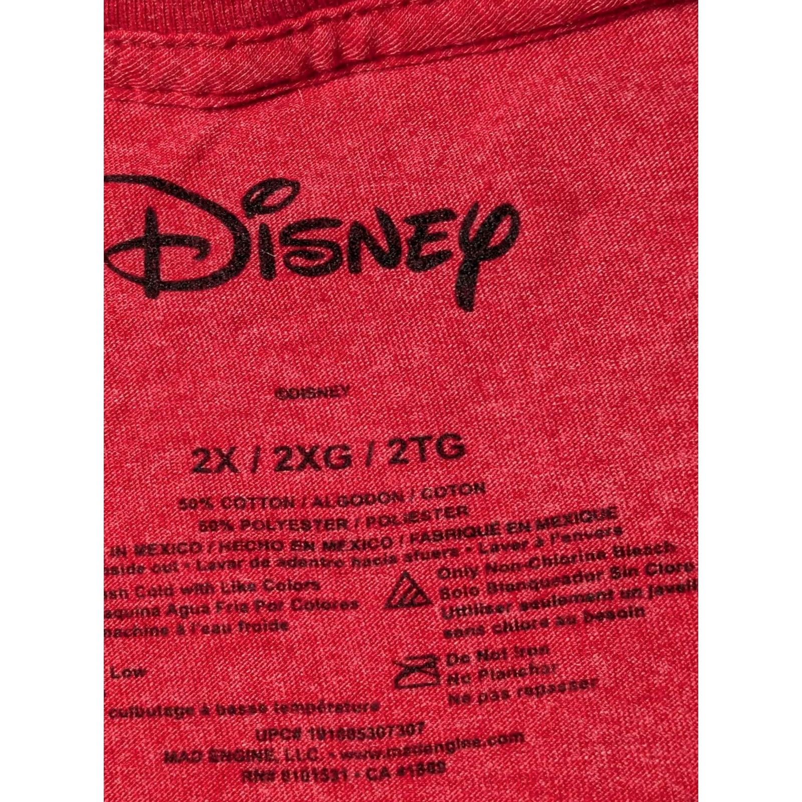 Disney Disney DuckTales Scrooge McDuck Women Size Plus 2X Red Graphic T-Shirt Size XXL / US 16-18 / IT 52-54 - 5 Thumbnail