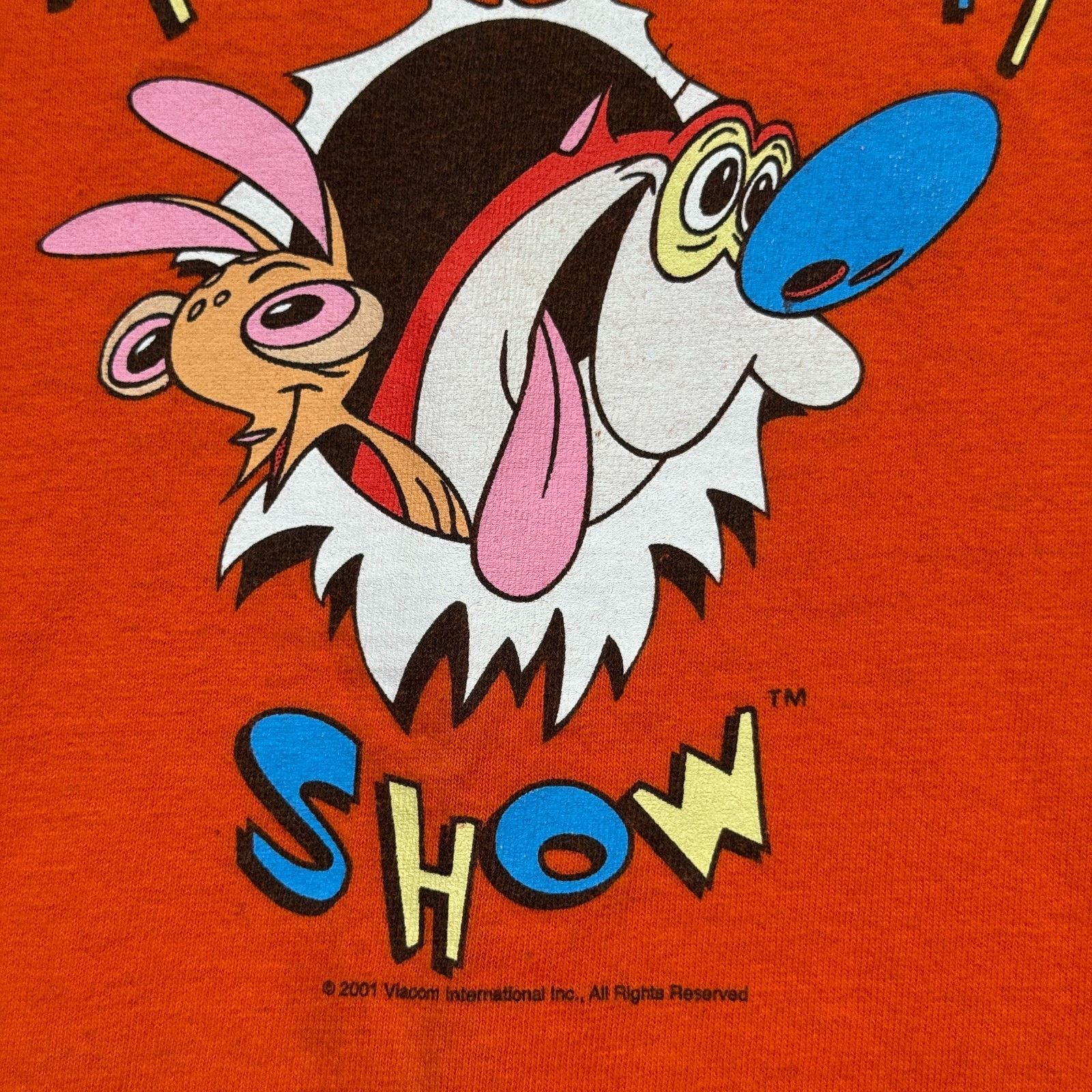 Delta 2001 Vintage Ren & Stimpy Show Nickelodeon T Shirt Mens L Size US L / EU 52-54 / 3 - 4 Thumbnail