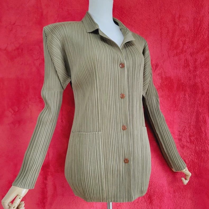Issey Miyake issey miyake size:2 Linen pocket cardigan 2505-Nextarrow Size XXS / US 00 / IT 34 - 2 Thumbnail
