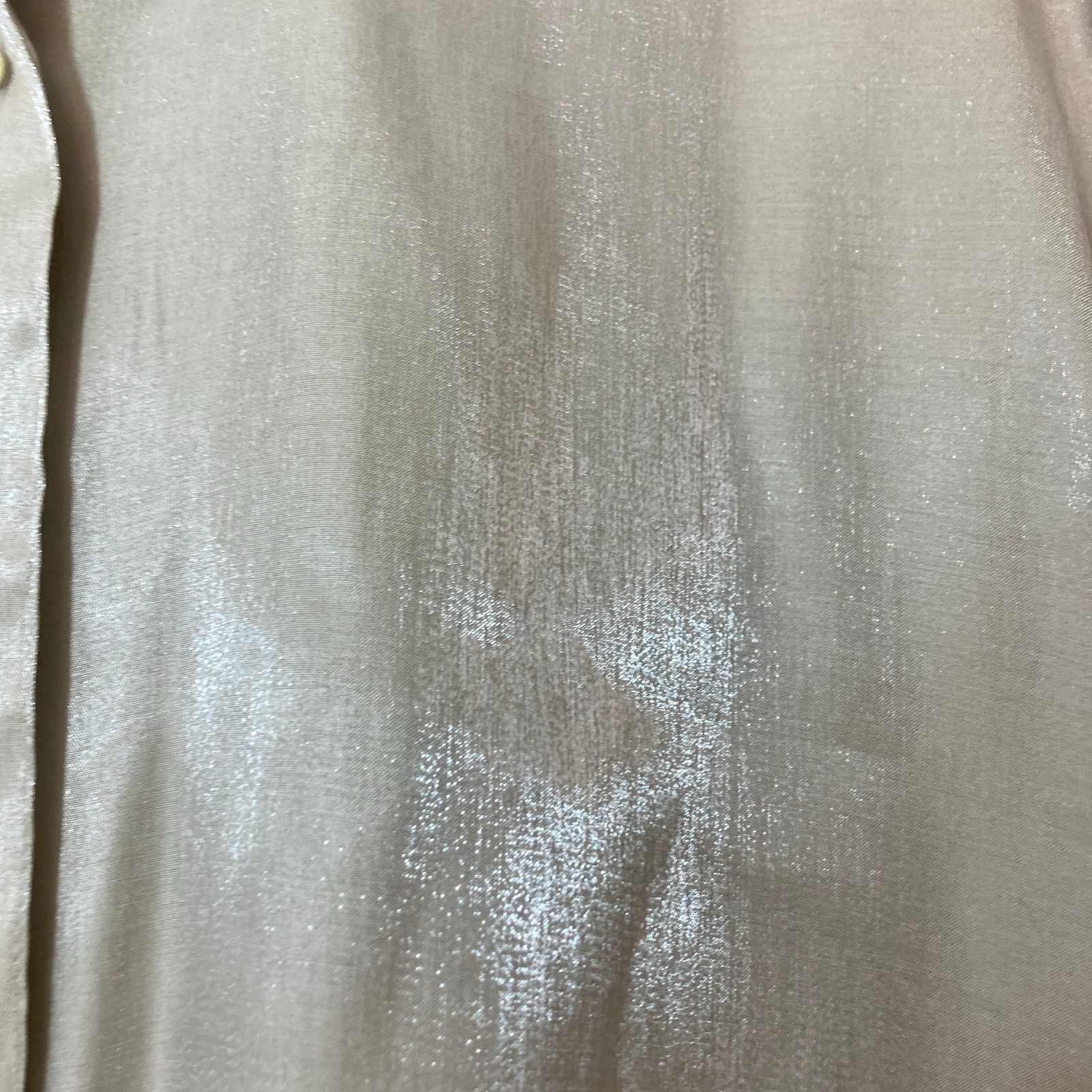 Other The Limited Shimmer Gray Silver Button Up Blouse Top Size XS / US 0-2 / IT 36-38 - 4 Thumbnail