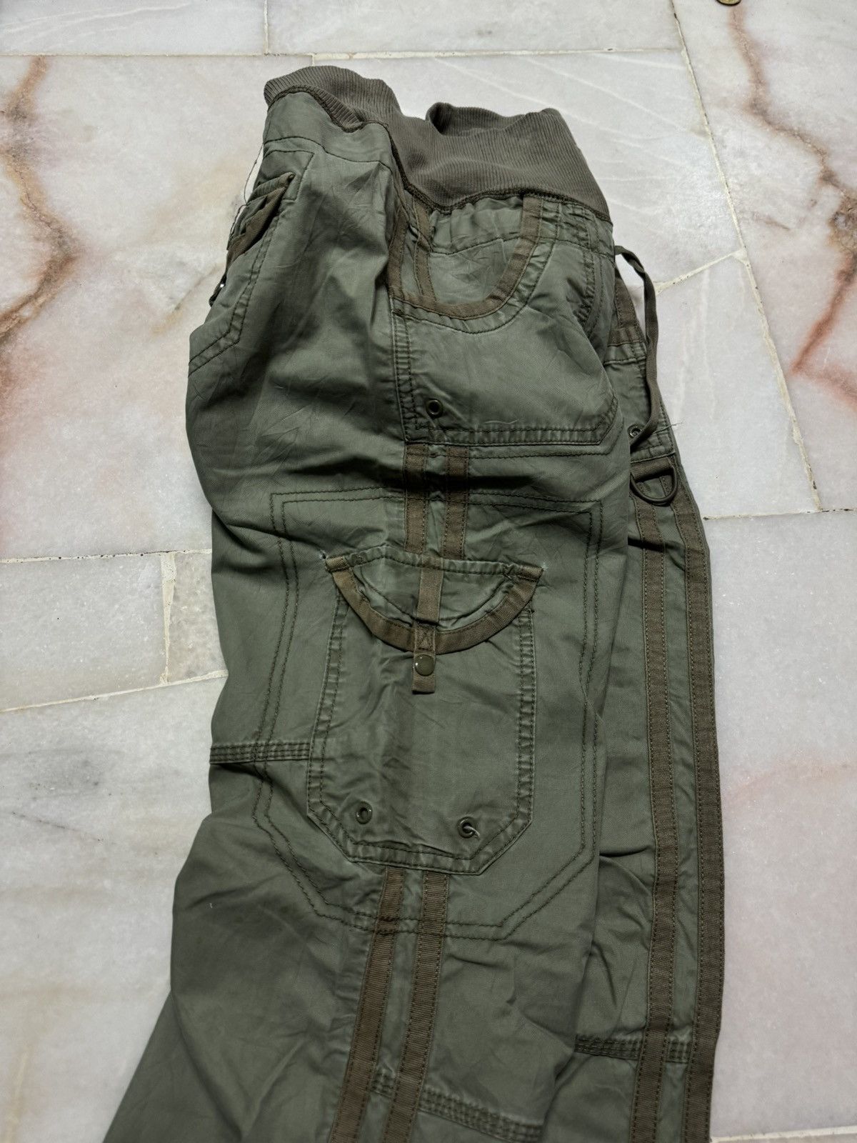 GOA GOA STYLE CARGO BONDAGE PARACHUTE GREEN BY GAP Size US 28 / EU 44 - 11 Thumbnail